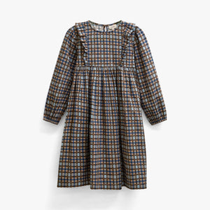 Checked Cotton Dress - Tween - Blue | 101488 Penny
