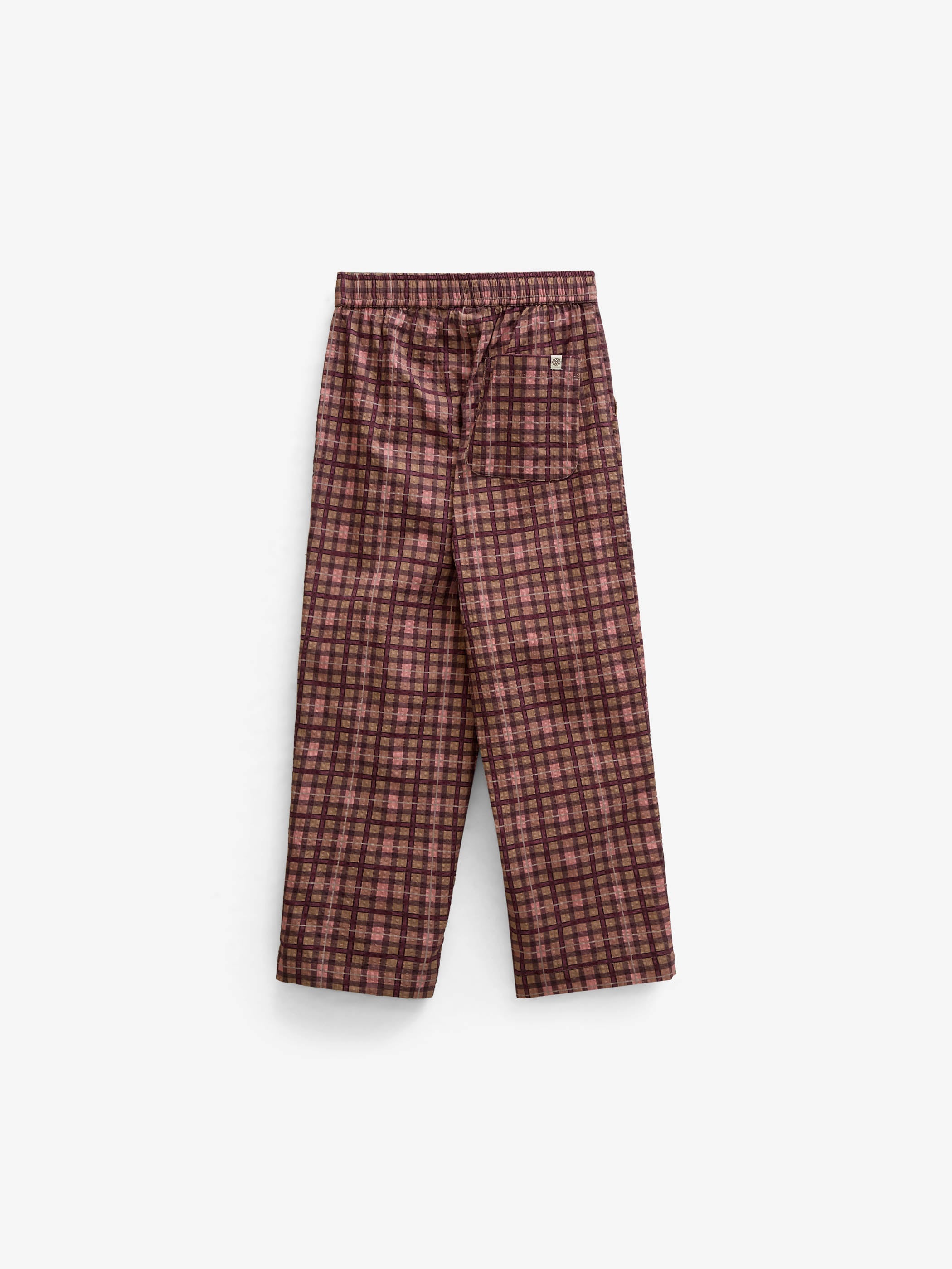 Checked Cotton Trousers - Tween - Rose | 101490 Penny