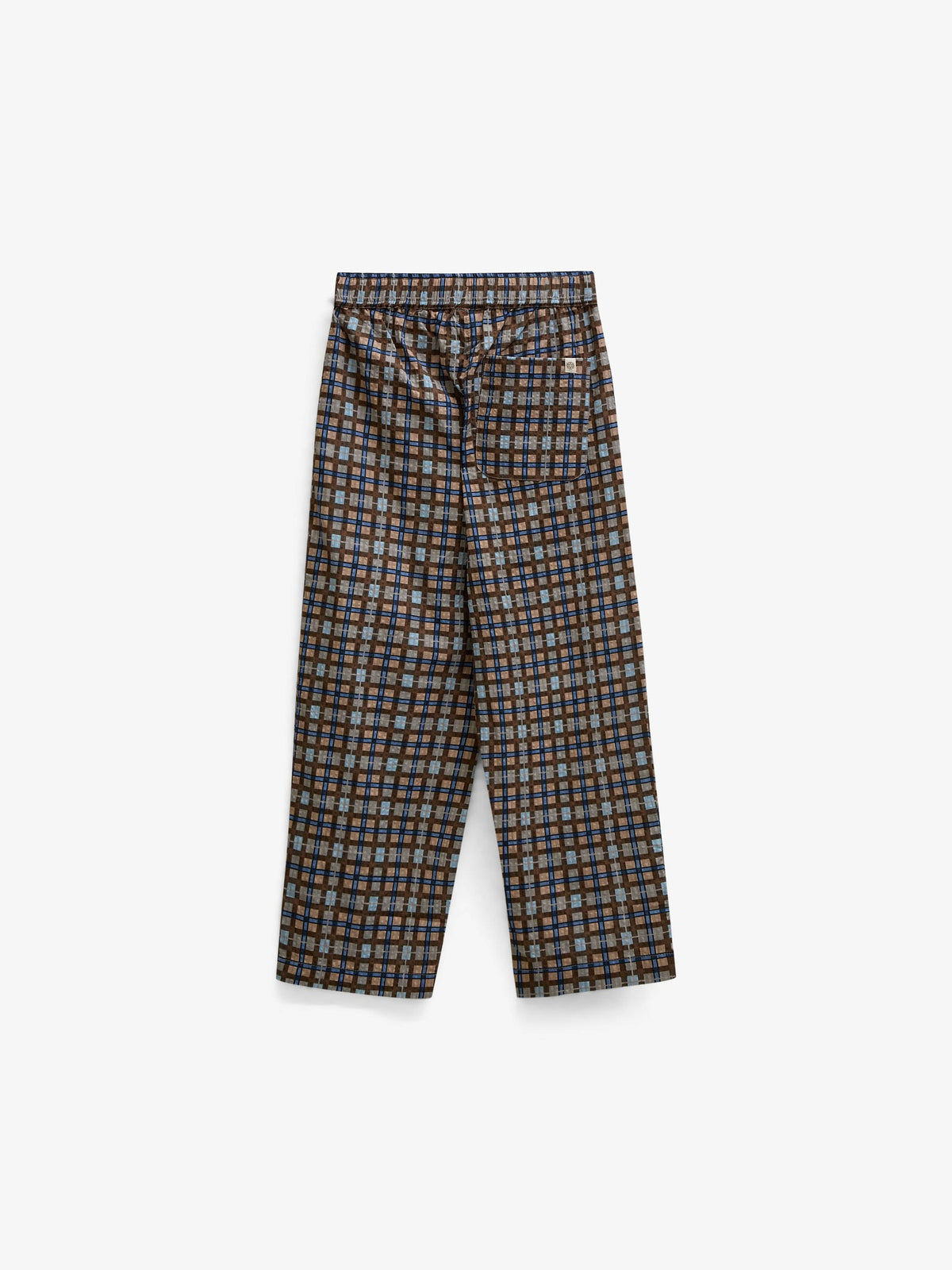 Checked Cotton Trousers - Tween - Blue | 101492 Penny