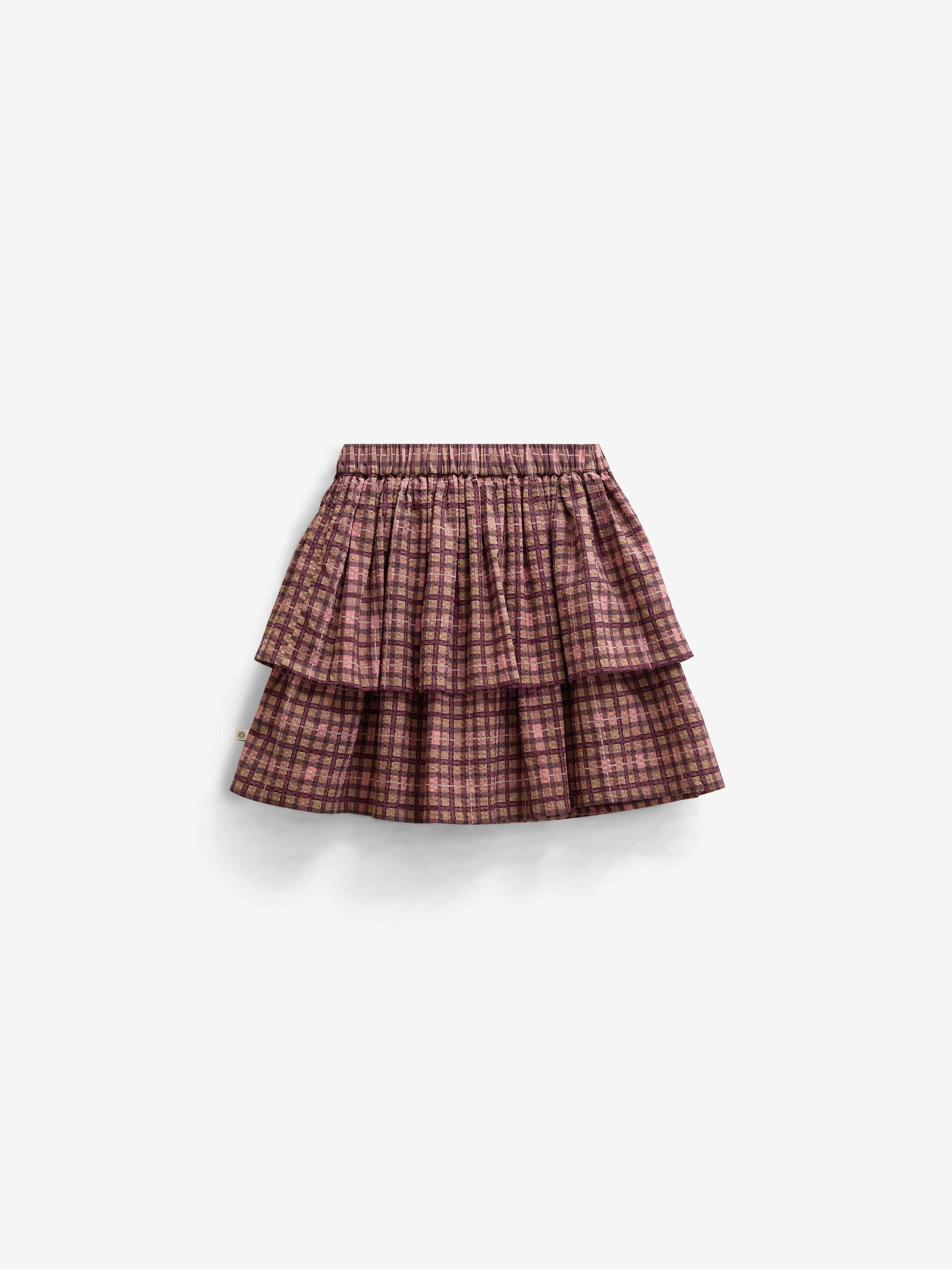 Checked Cotton Skirt - Tween - Rose | 101498 Penny