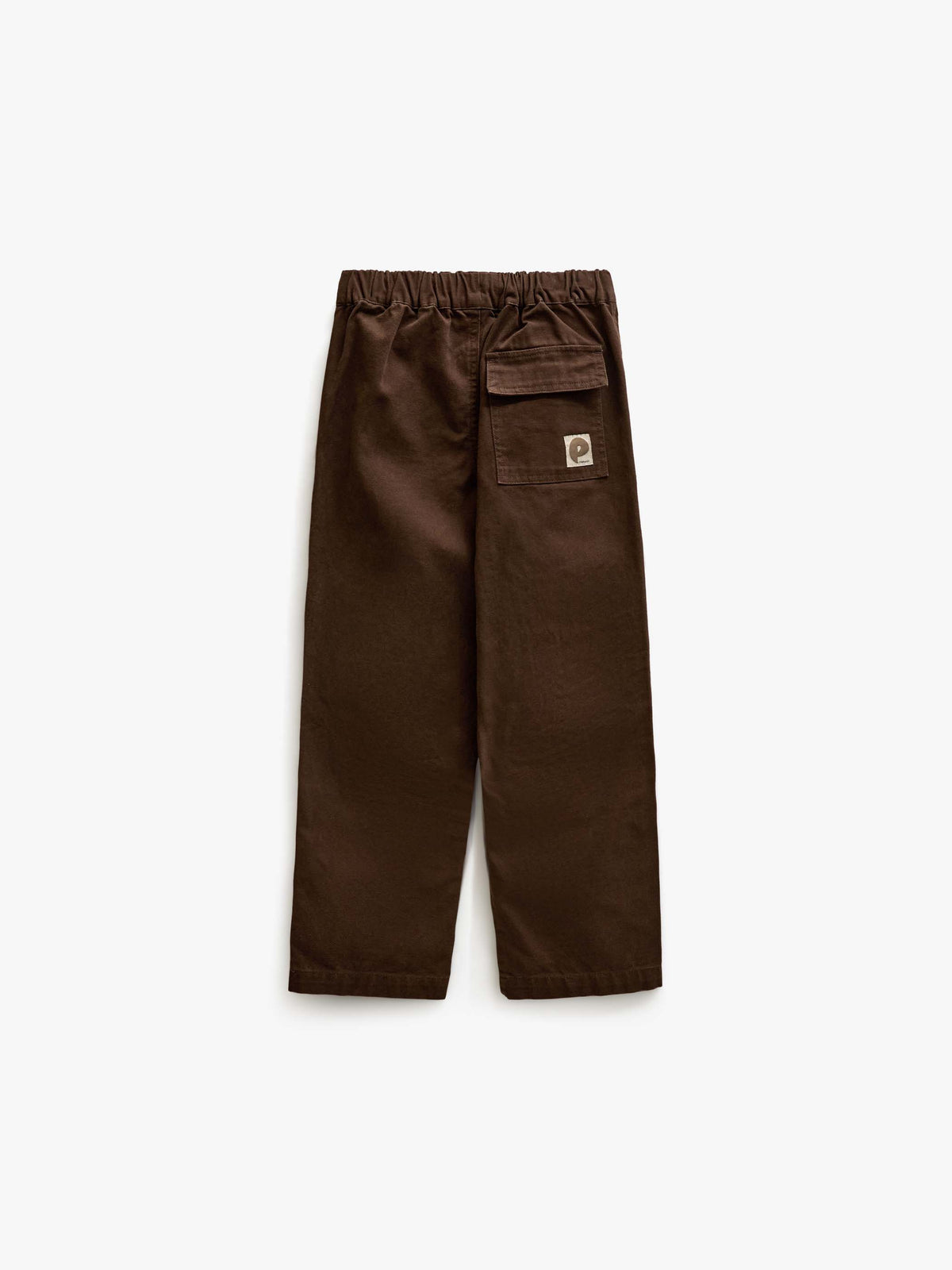 Canvas Patch Pocket Trousers - Kids - Dark Brown | 101531 Greyson