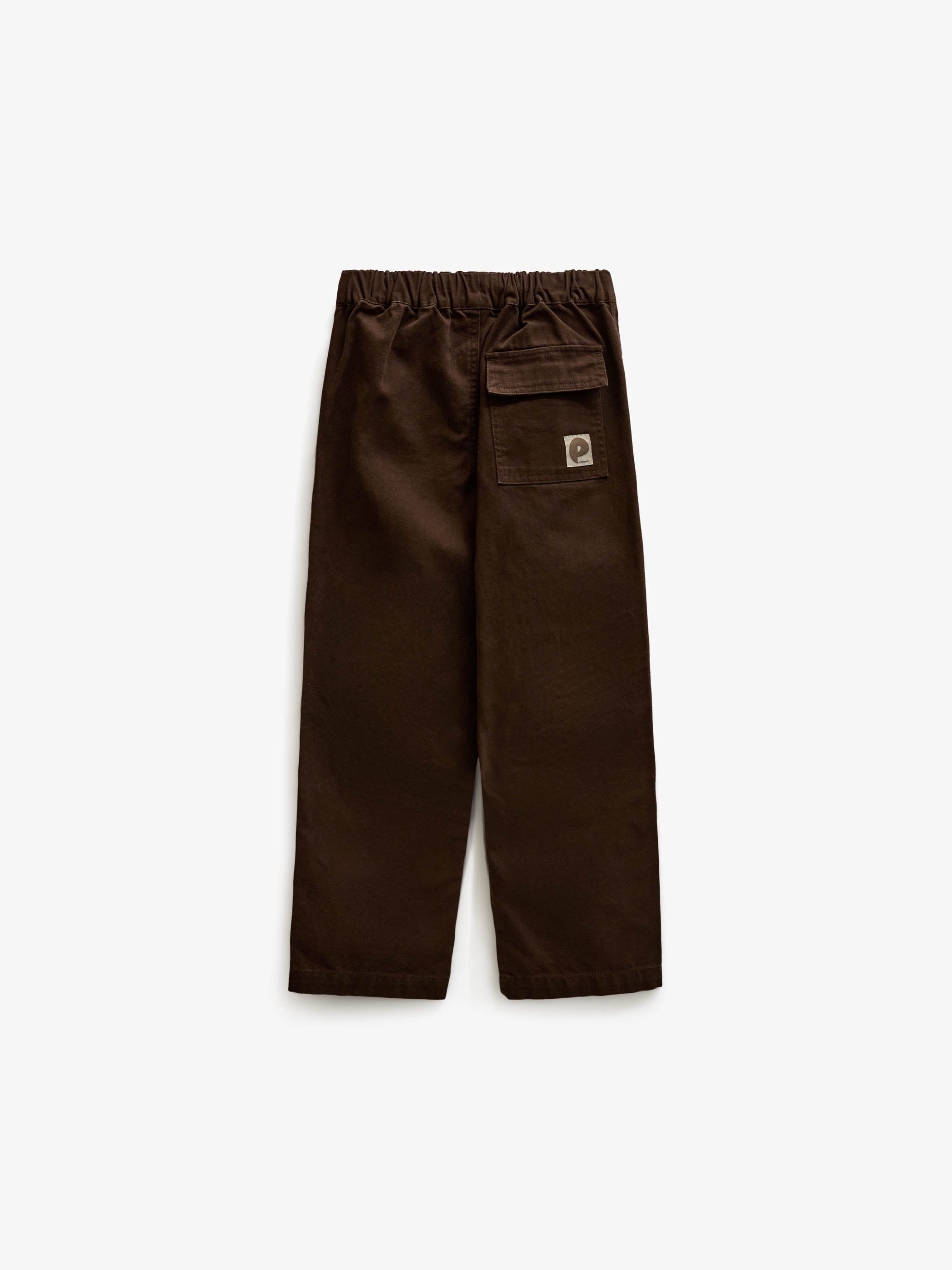 Canvas Patch Pocket Trousers - Tween - Dark Brown | 101532 Greyson