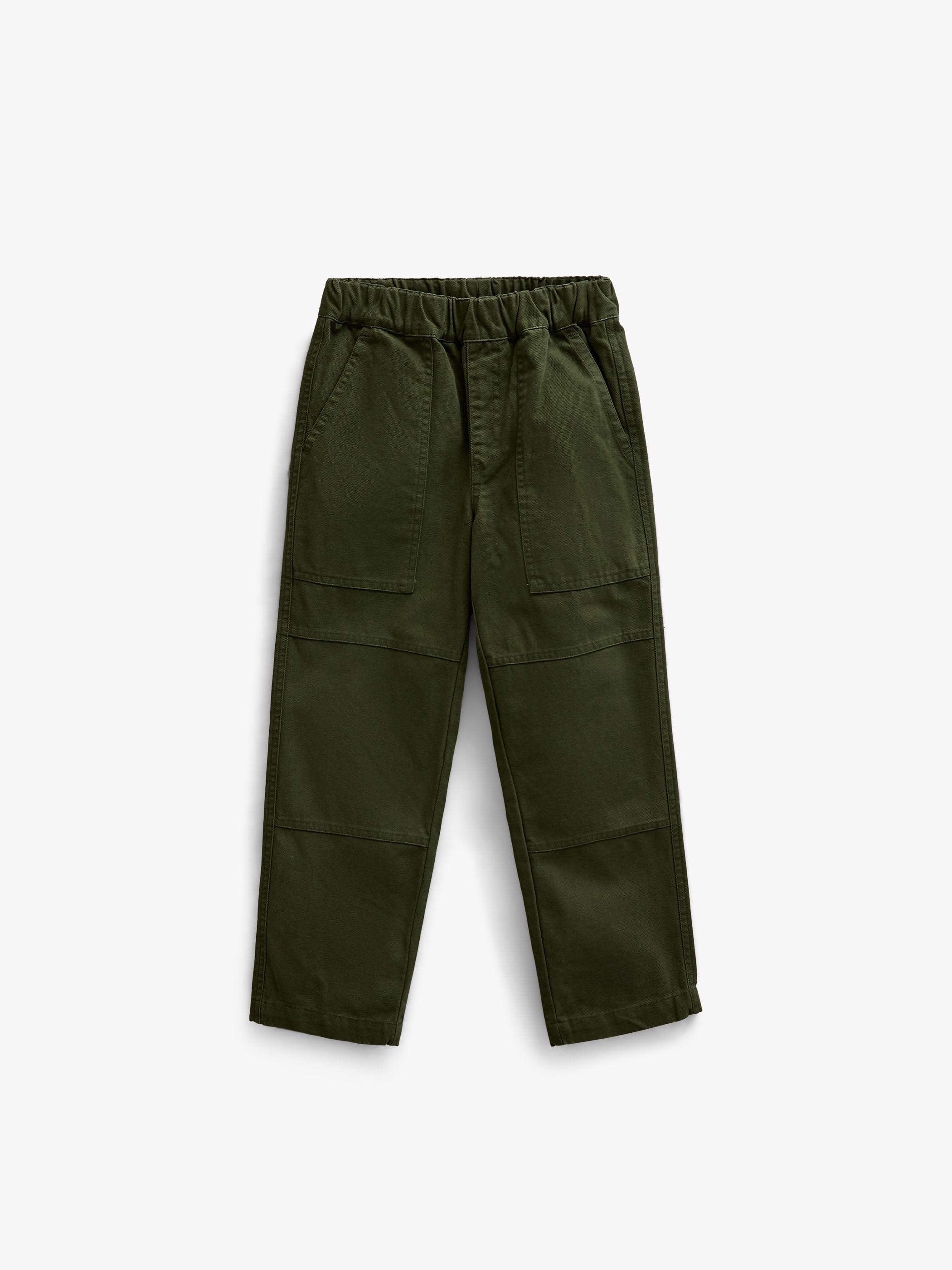 Canvas Patch Pocket Trousers - Tween - Moss Green | 101536 Greyson