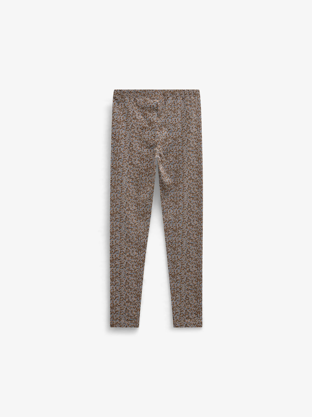 Printed Jersey Leggings - Kids - Blue/Brown | 101549 Heidi