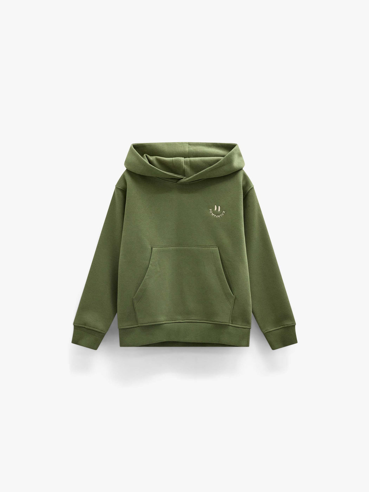 Smiley Hoodie - Kids - Moss Green | 101581 Andrew