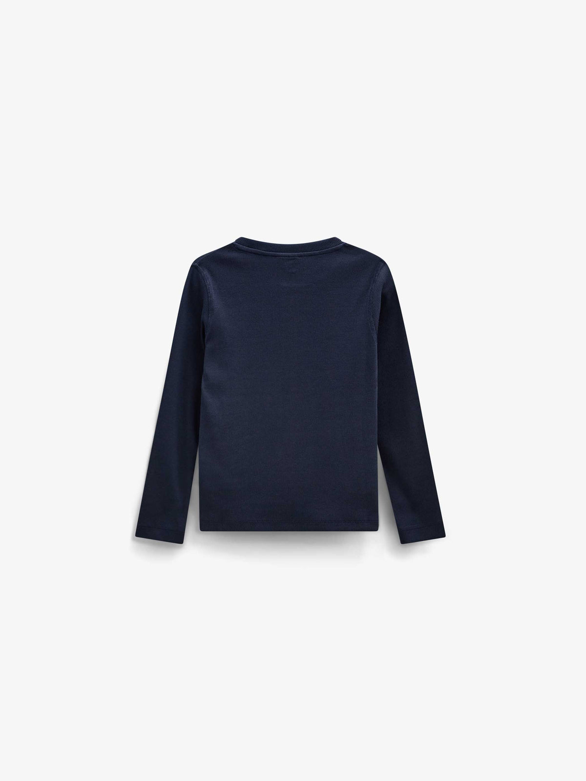 Ribbed Long-Sleeve T-Shirt - Kids - Navy | 101597 Conrad