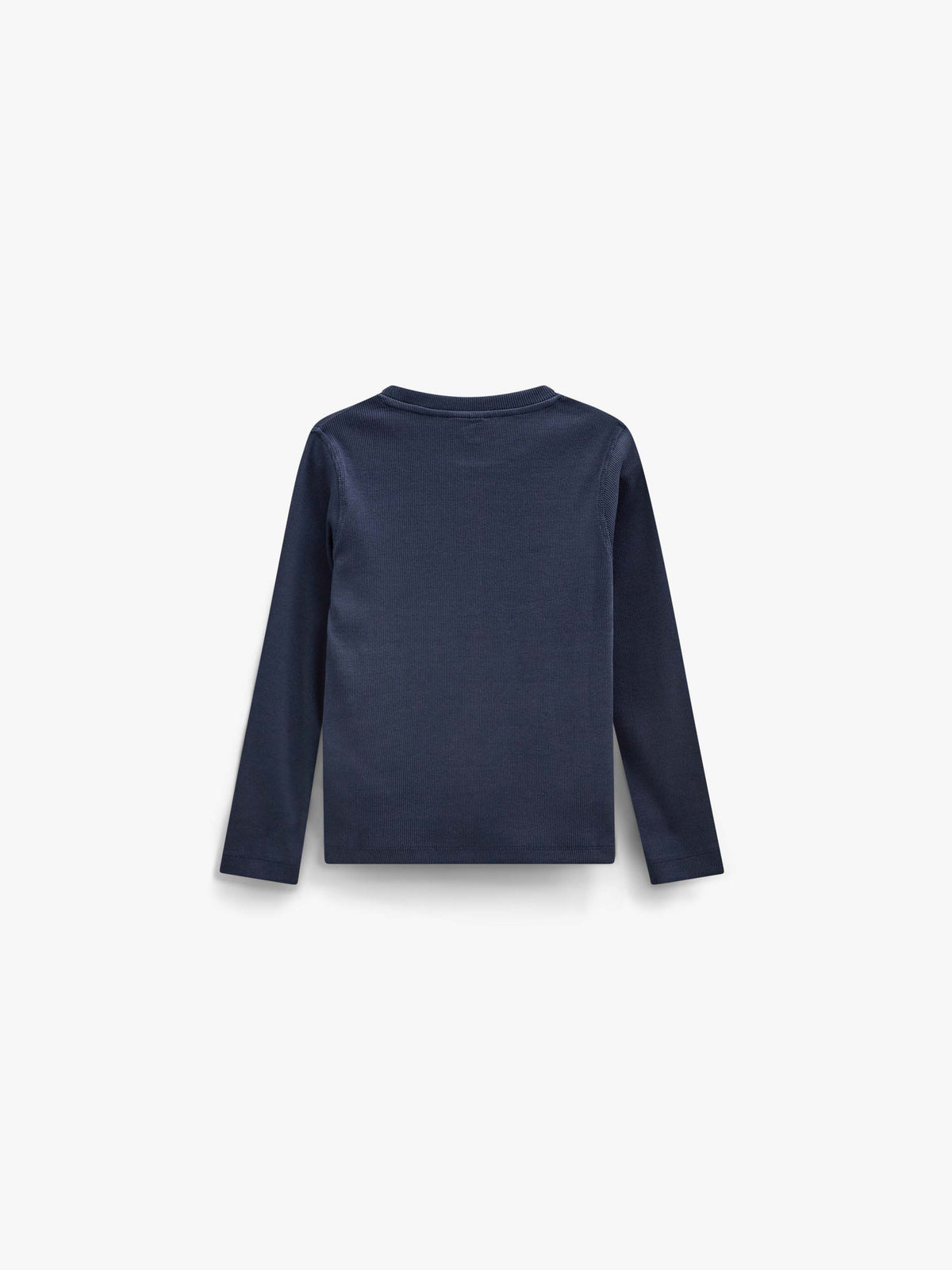 Ribbed Long-Sleeve T-Shirt - Kids - Navy | 101597 Conrad