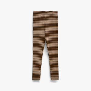 Striped Rib Leggings - Tween - Brown/Light Brown | 101611 Gloria