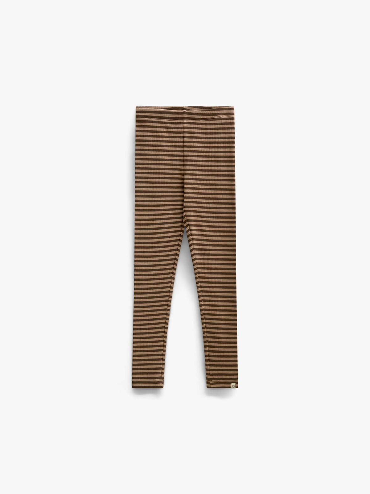 Striped Rib Leggings - Tween - Brown/Light Brown | 101611 Gloria