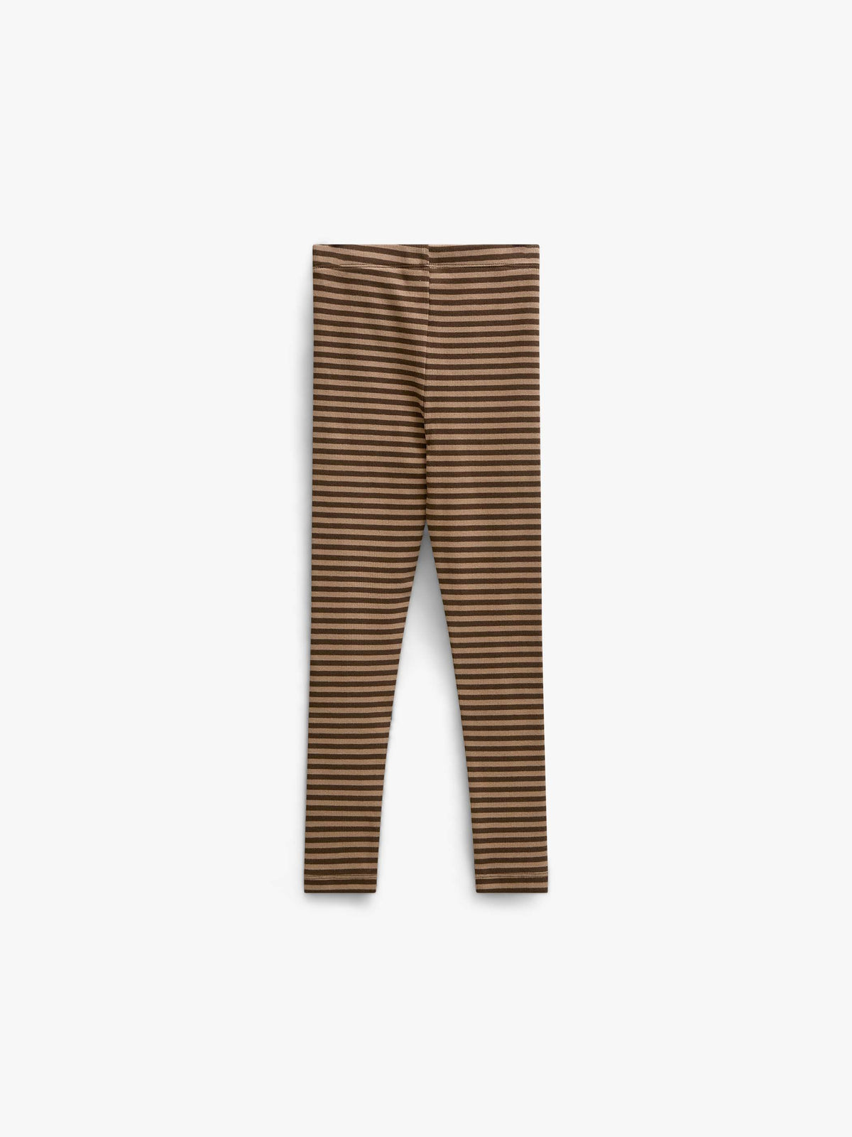 Striped Rib Leggings - Tween - Brown/Light Brown | 101611 Gloria
