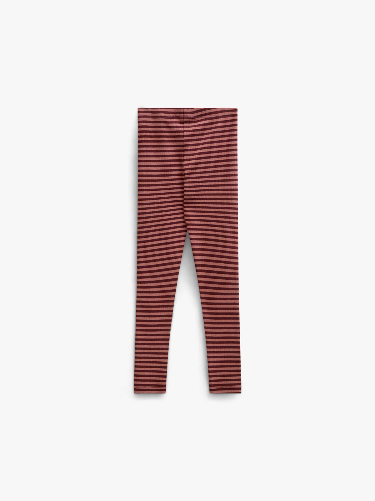 Striped Rib Leggings - Tween - Dusty Rose/Bordeaux | 101613 Gloria