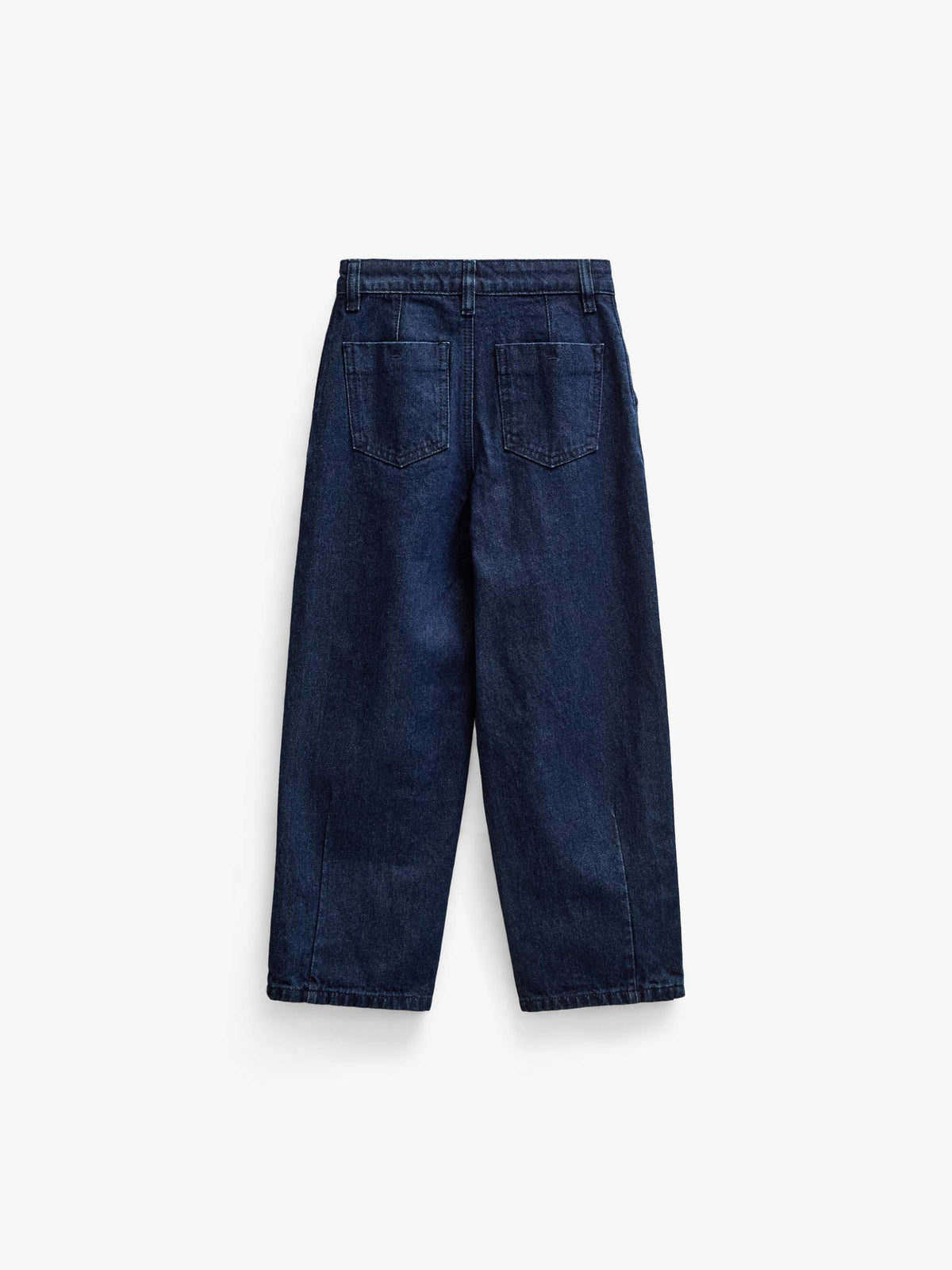 Wide-Leg Pleated Jeans - Tween - Dark Blue | 101648 Sadie