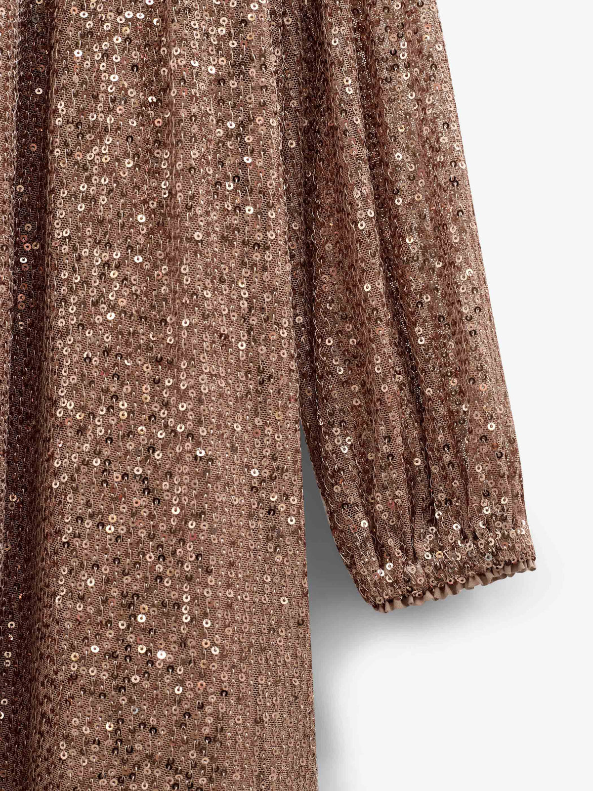 Sequin Dress - Kids - Light Brown | 101675 Amber