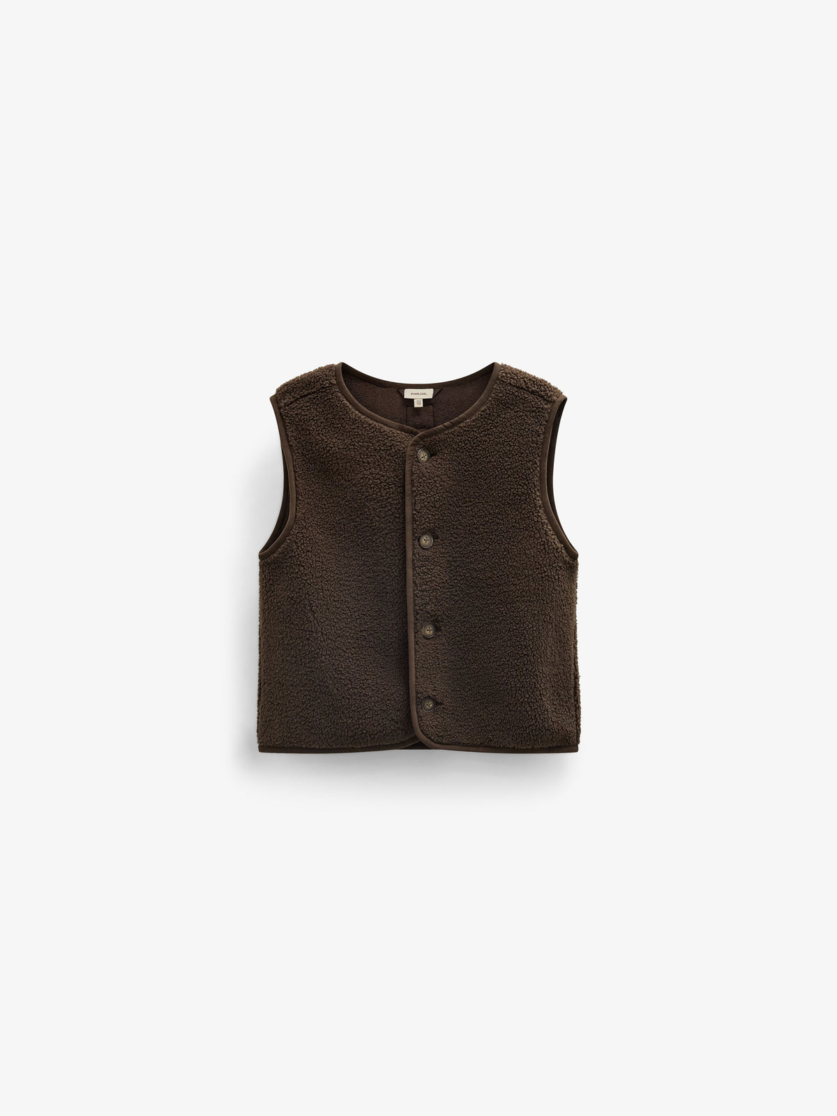 Teddy Vest - Tween - Dark Brown | 101686 Della