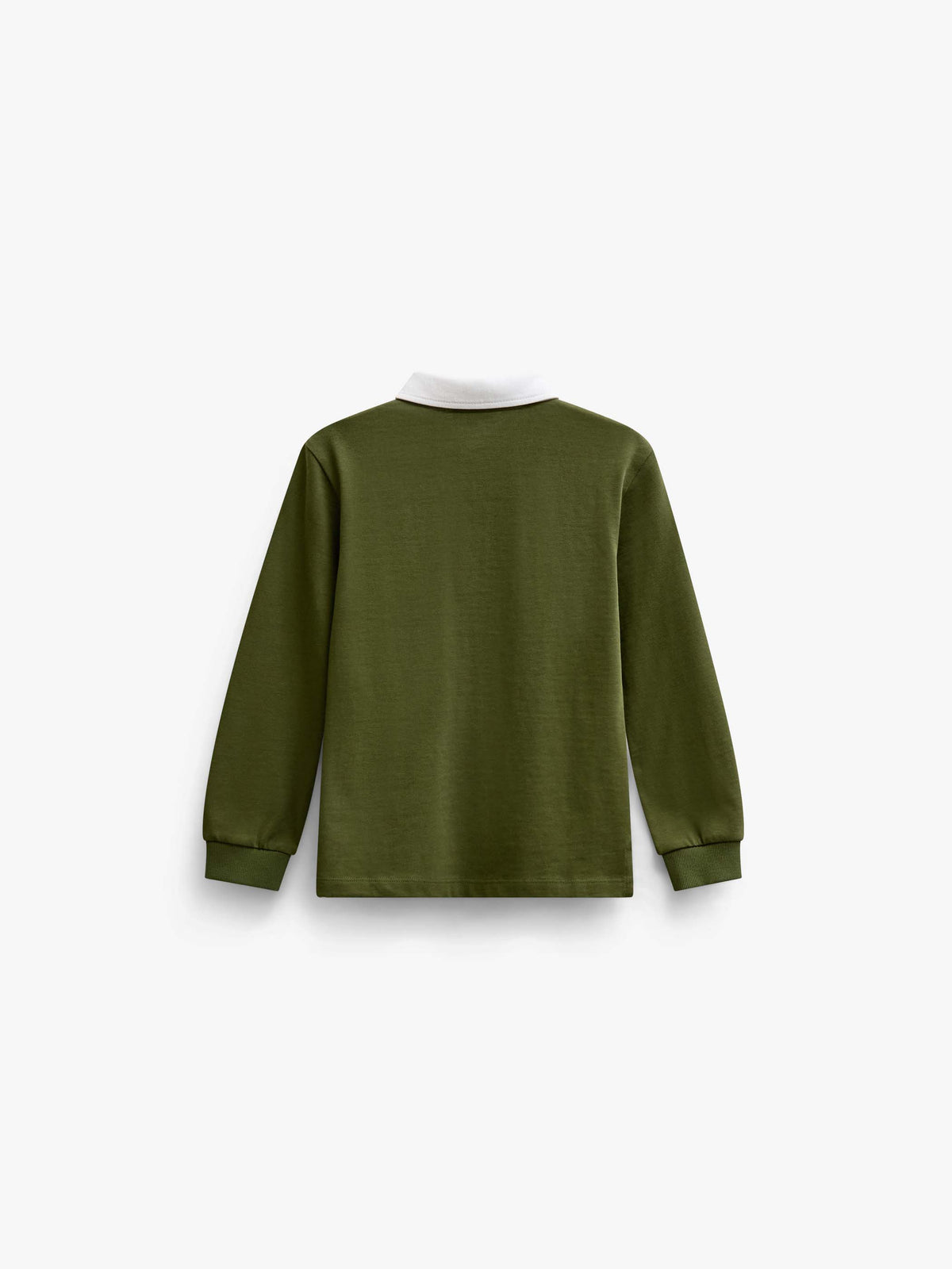 Long-Sleeve Jersey Polo - Kids - Moss Green | 101691 Ruben