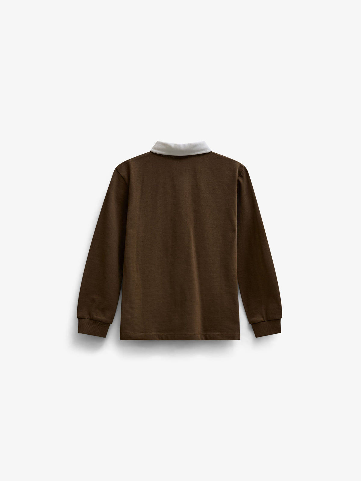 Long-Sleeve Jersey Polo - Tween - Dark Brown | 101694 Ruben