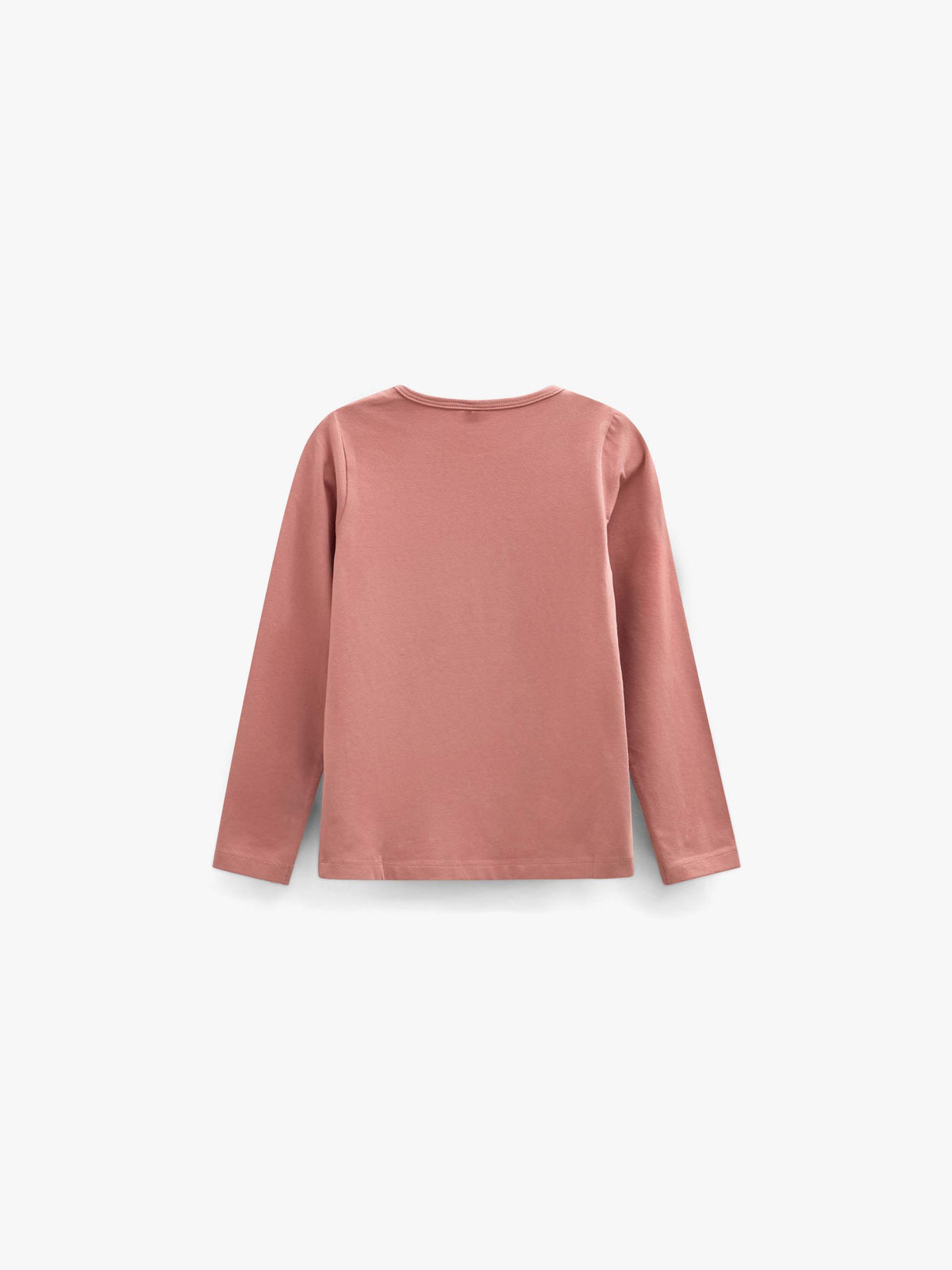 Long-Sleeve T-Shirt with Front Print - Kids - Dusty Rose | 101713 Piper