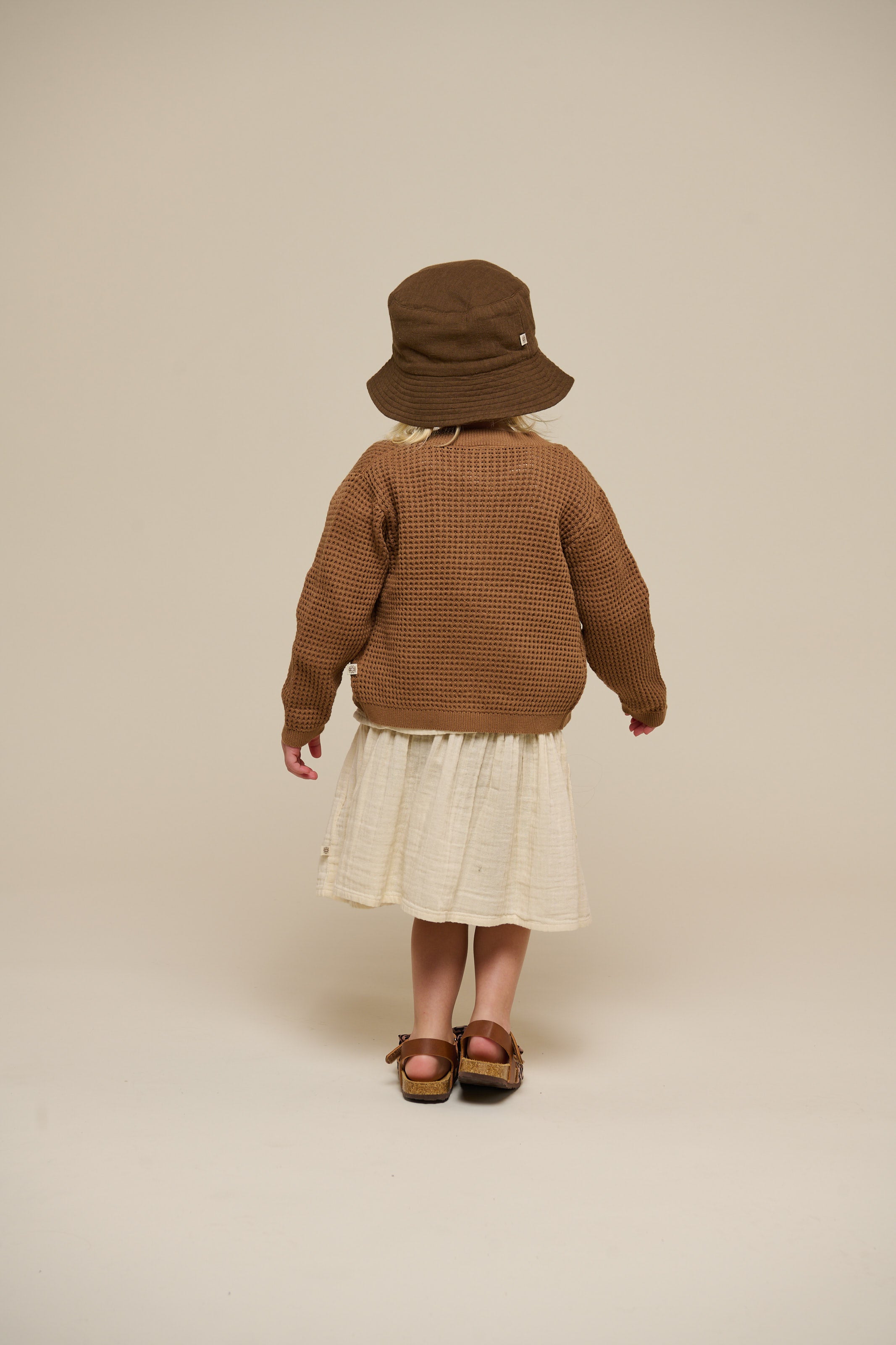 Cotton Knit Cardigan - Kids - Coconut | 101271 Katie