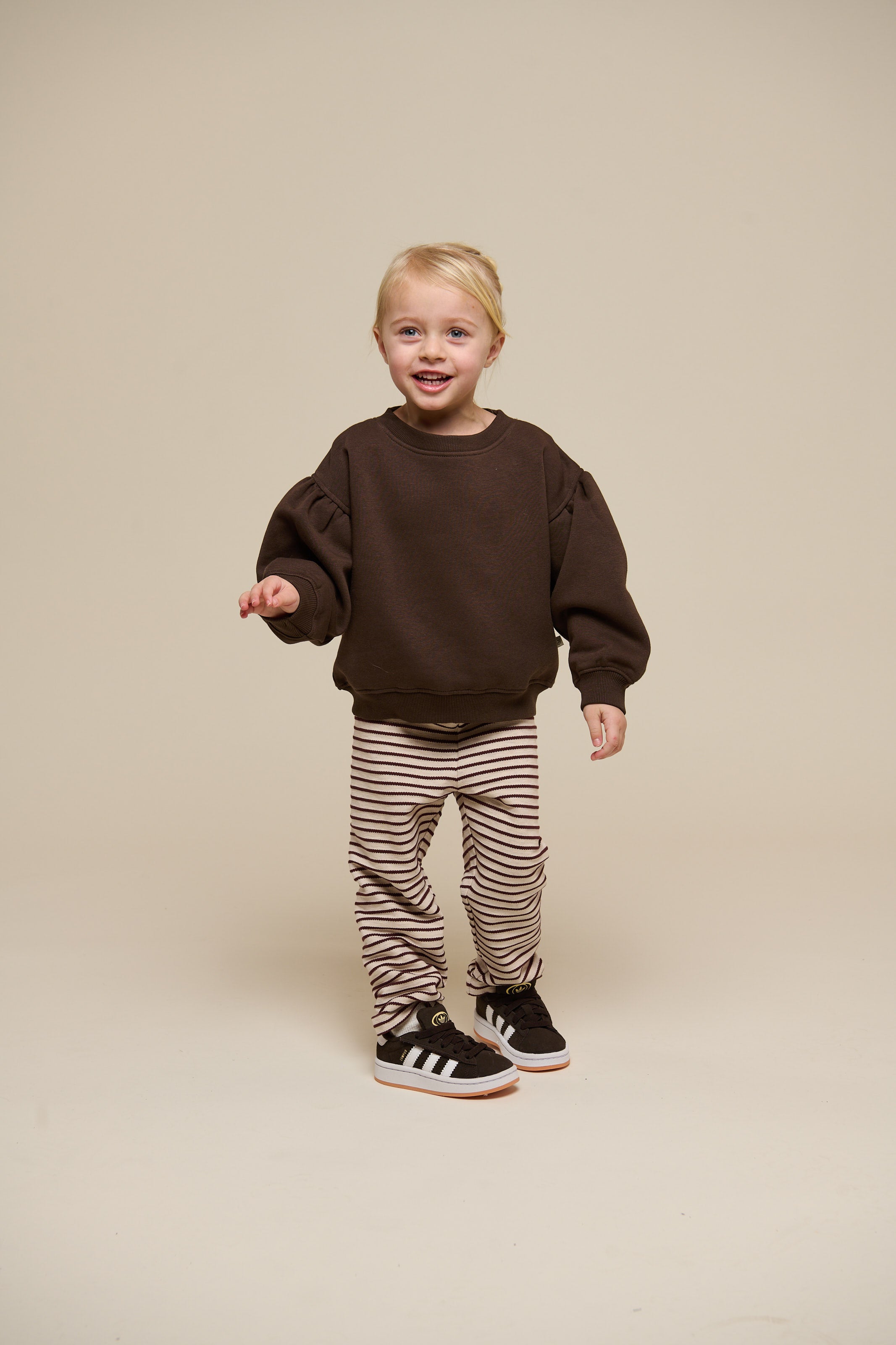 Bow Detail Sweatshirt - Kids - Chocolate | 100814 Ruth