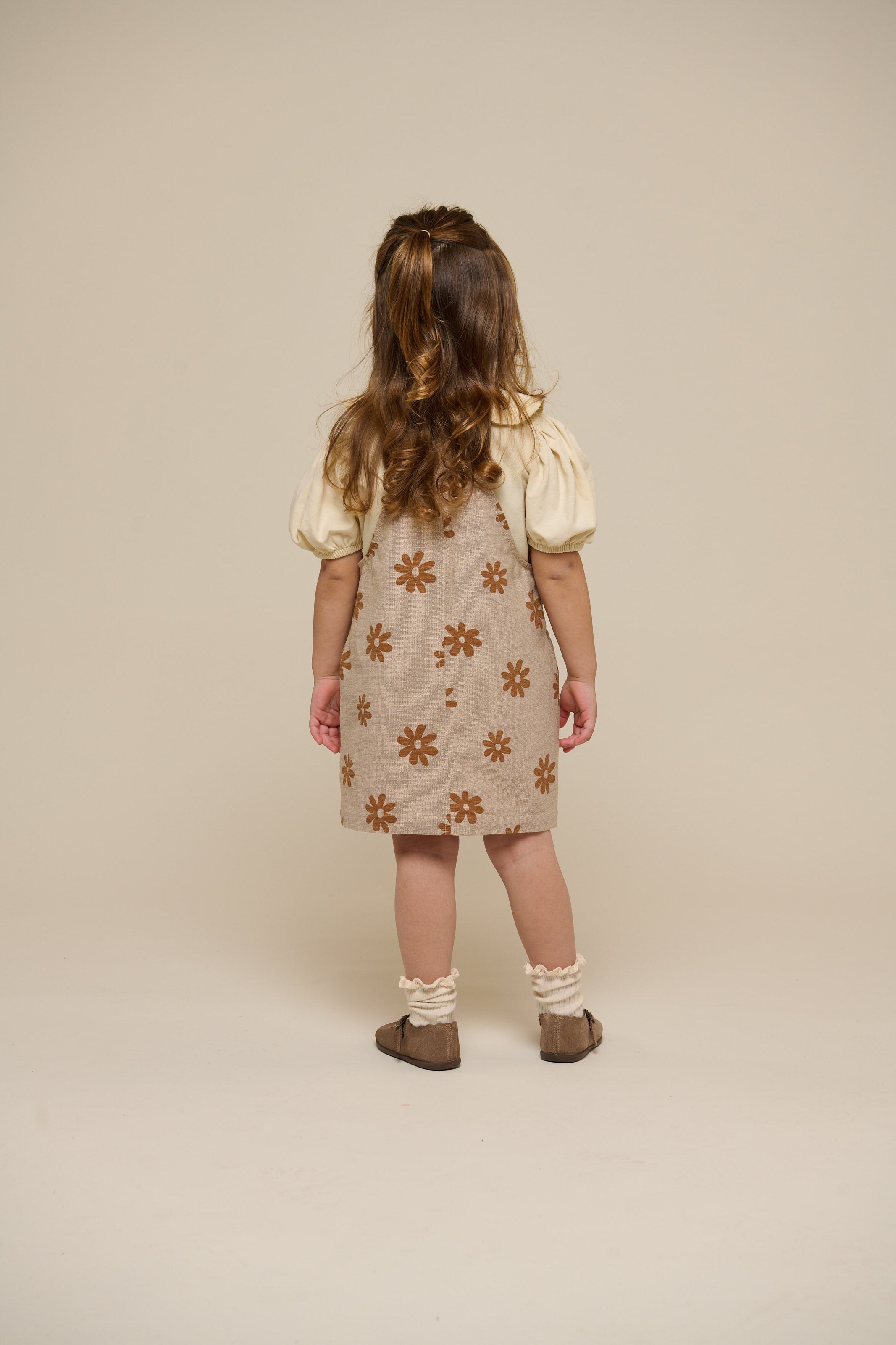 Printed Cotton Spencer - Kids - Sand | 101209 Molly