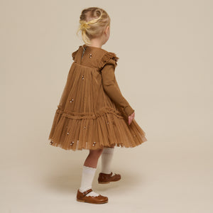 Modal Rib Long Sleeved T-shirt - Kids - Coconut | 101308 Lottie