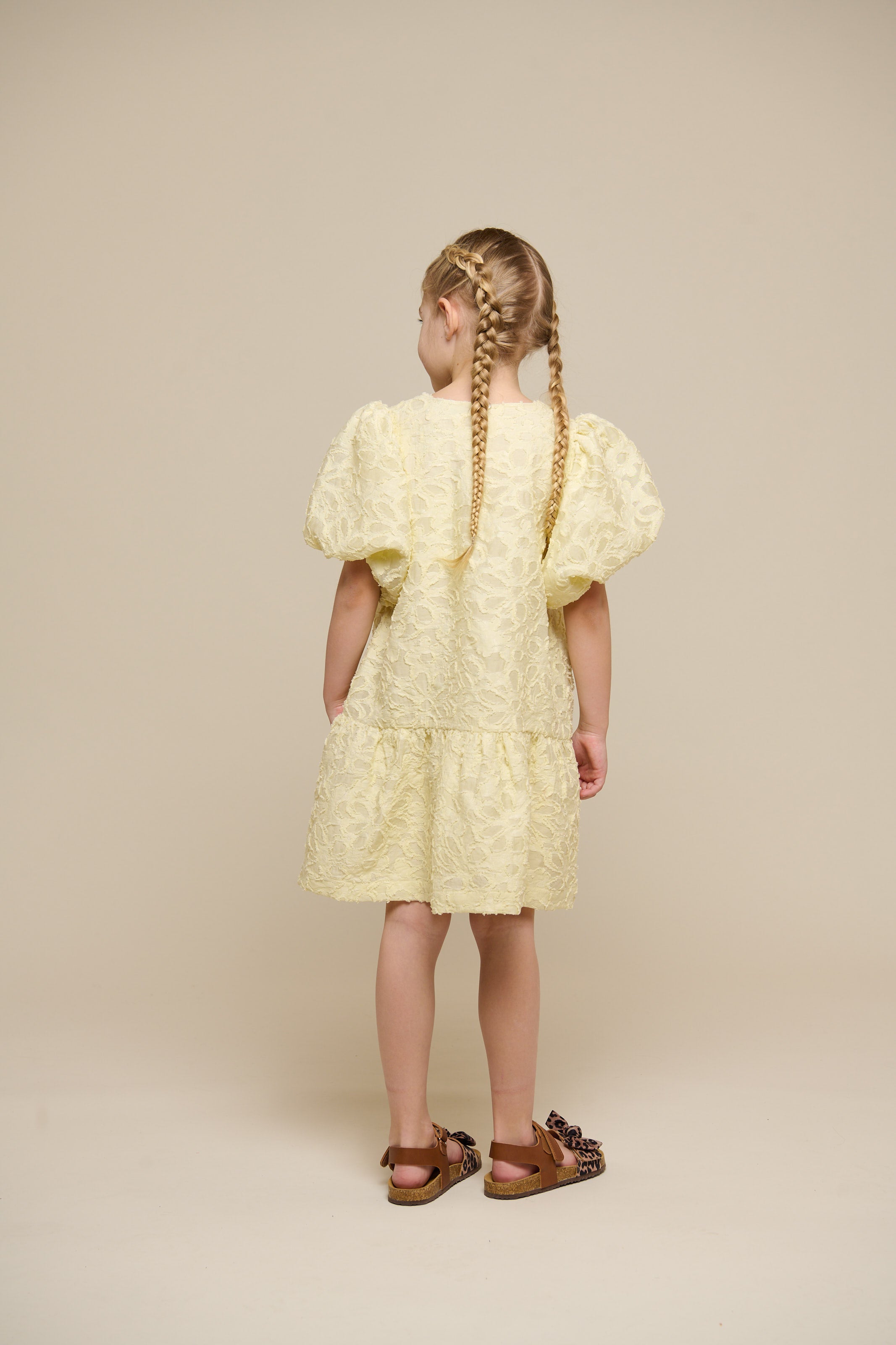Cotton-blend Jacquard Dress - Tween - Sunlight | 100993 Giselle