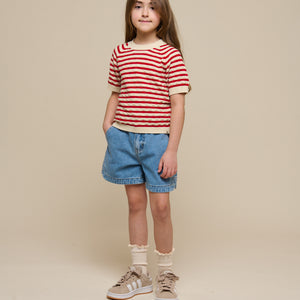 Denim Shorts - Tween - Light Blue Denim | 101017 Vera
