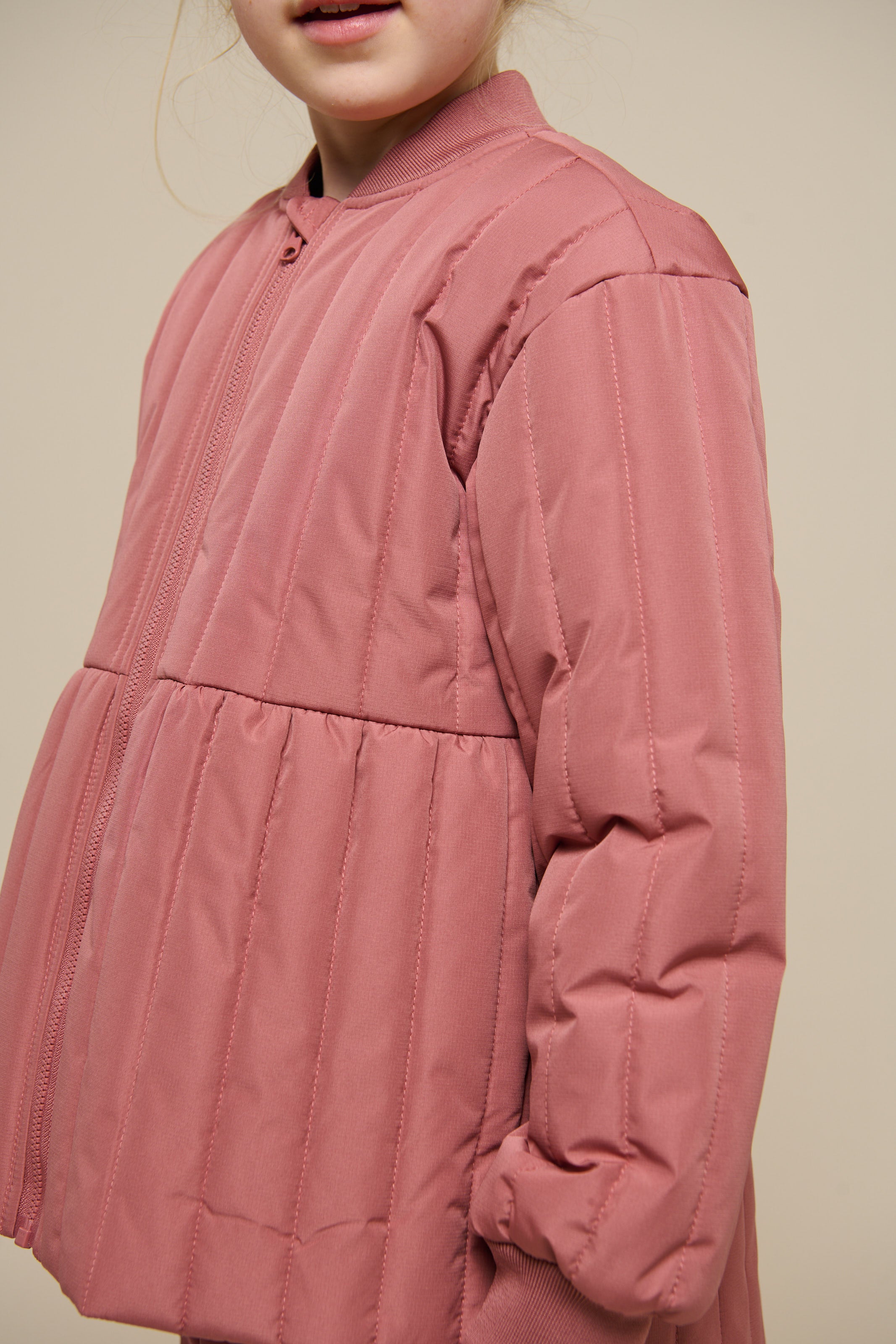 Thermal Tech Jacket - Tween - Old Rose | 101109 Elle