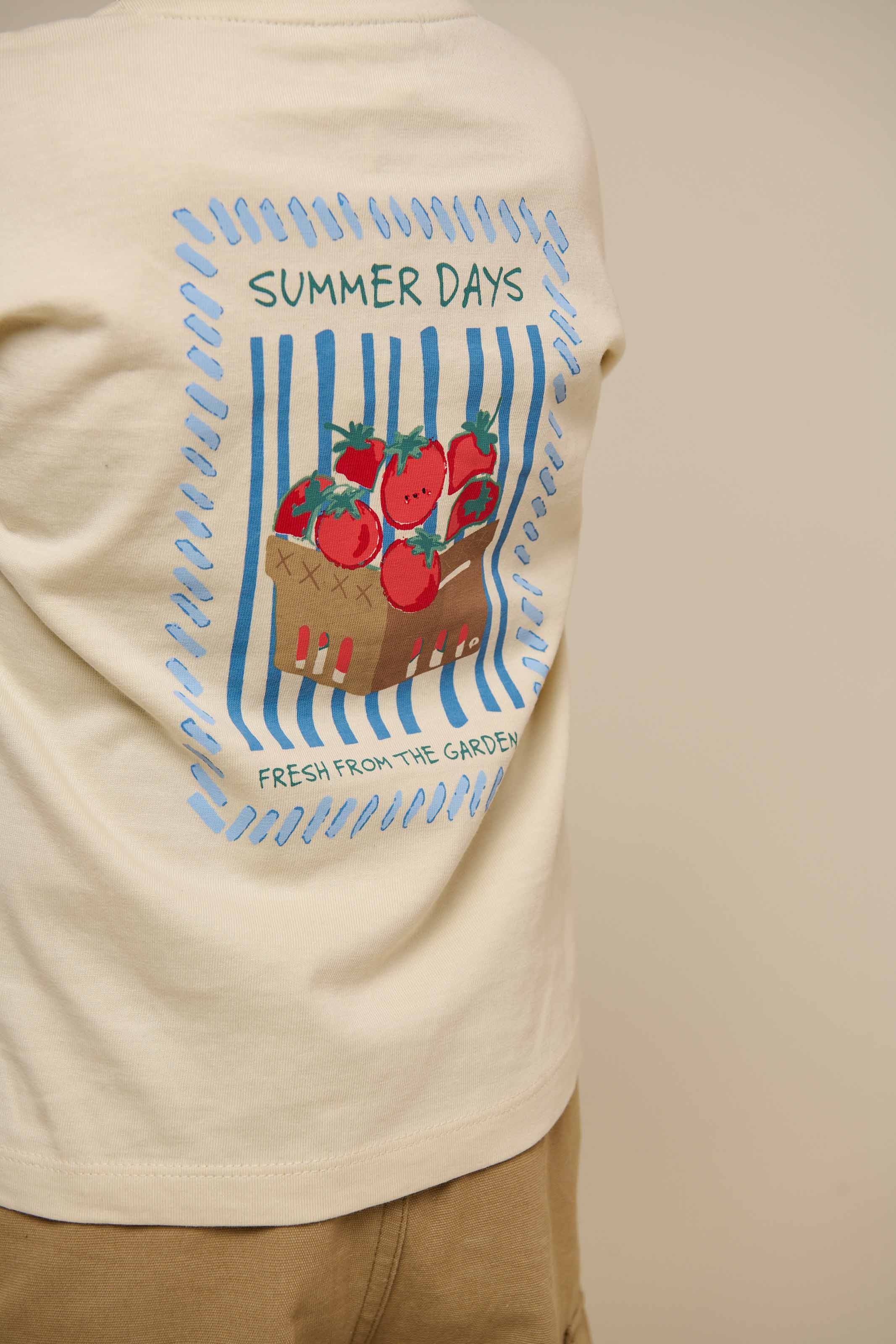 Summer Days T-shirt - Kids - Offwhite | 101336 Milan