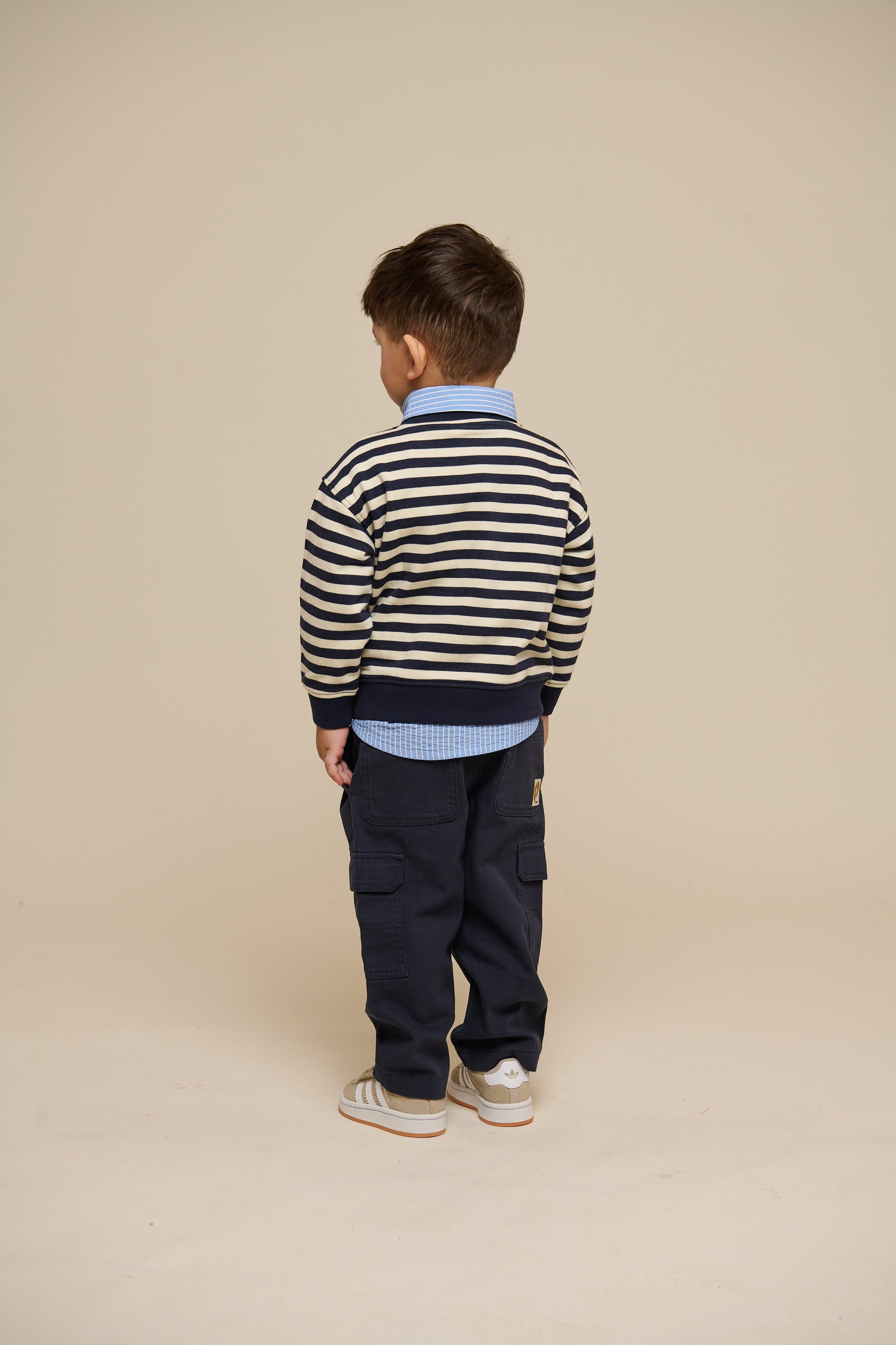 Canvas Trousers - Kids - Navy | 101134 Isack