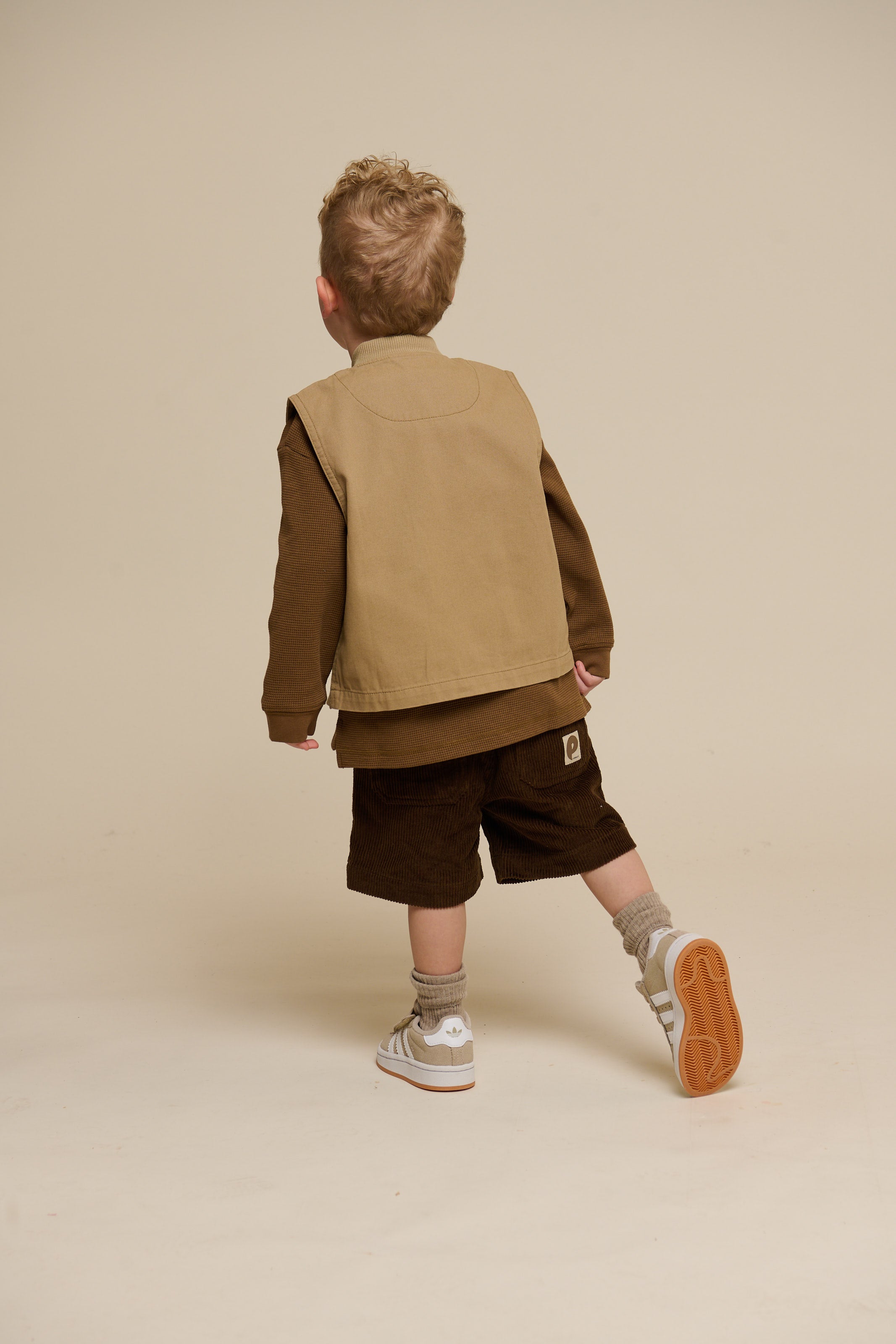 Pull-On Corduroy Shorts - Kids - Dark Brown | 101104 Tobias