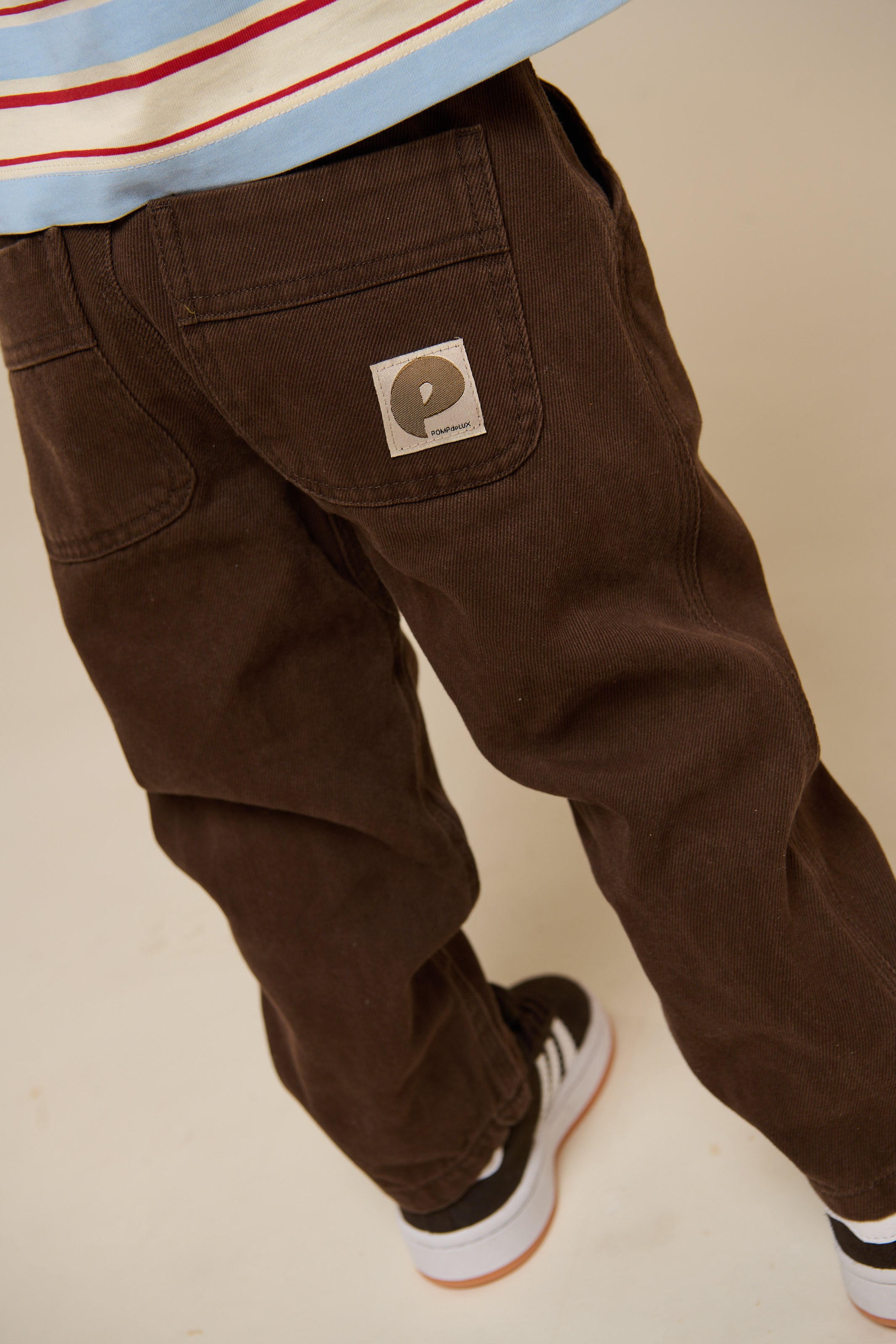 Twill Trousers - Kids - Chocolate | 100606 Carter