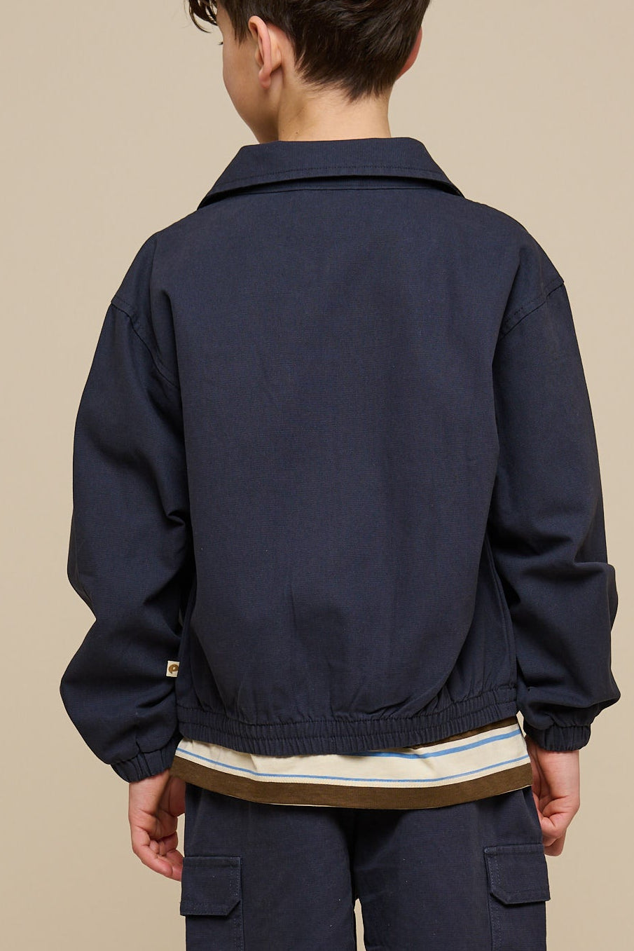Canvas Bomber Jacket - Tween - Navy | 101139 Isack