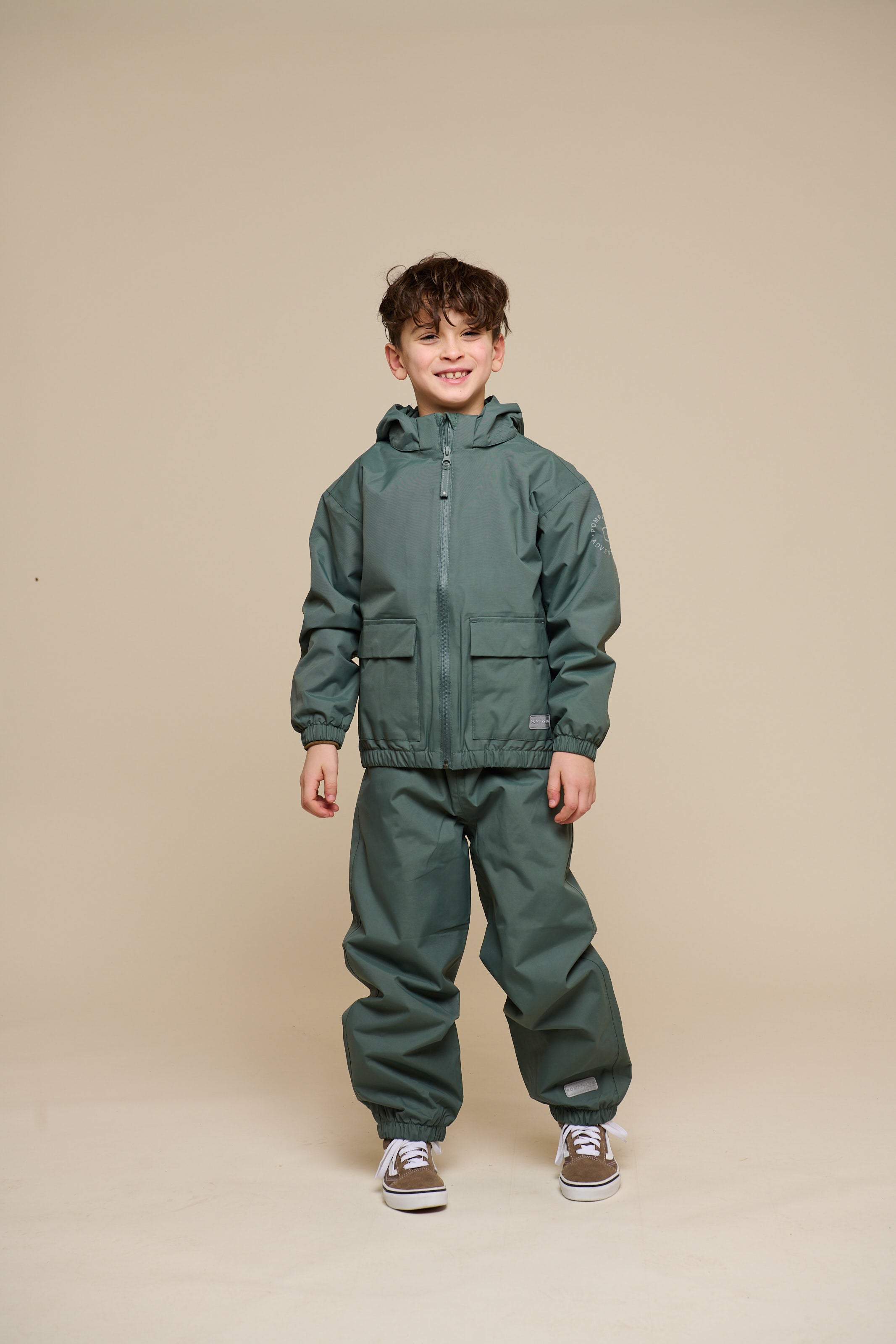 Shell Trousers - Tween - Dusty Dark Green | 100508 Dundee