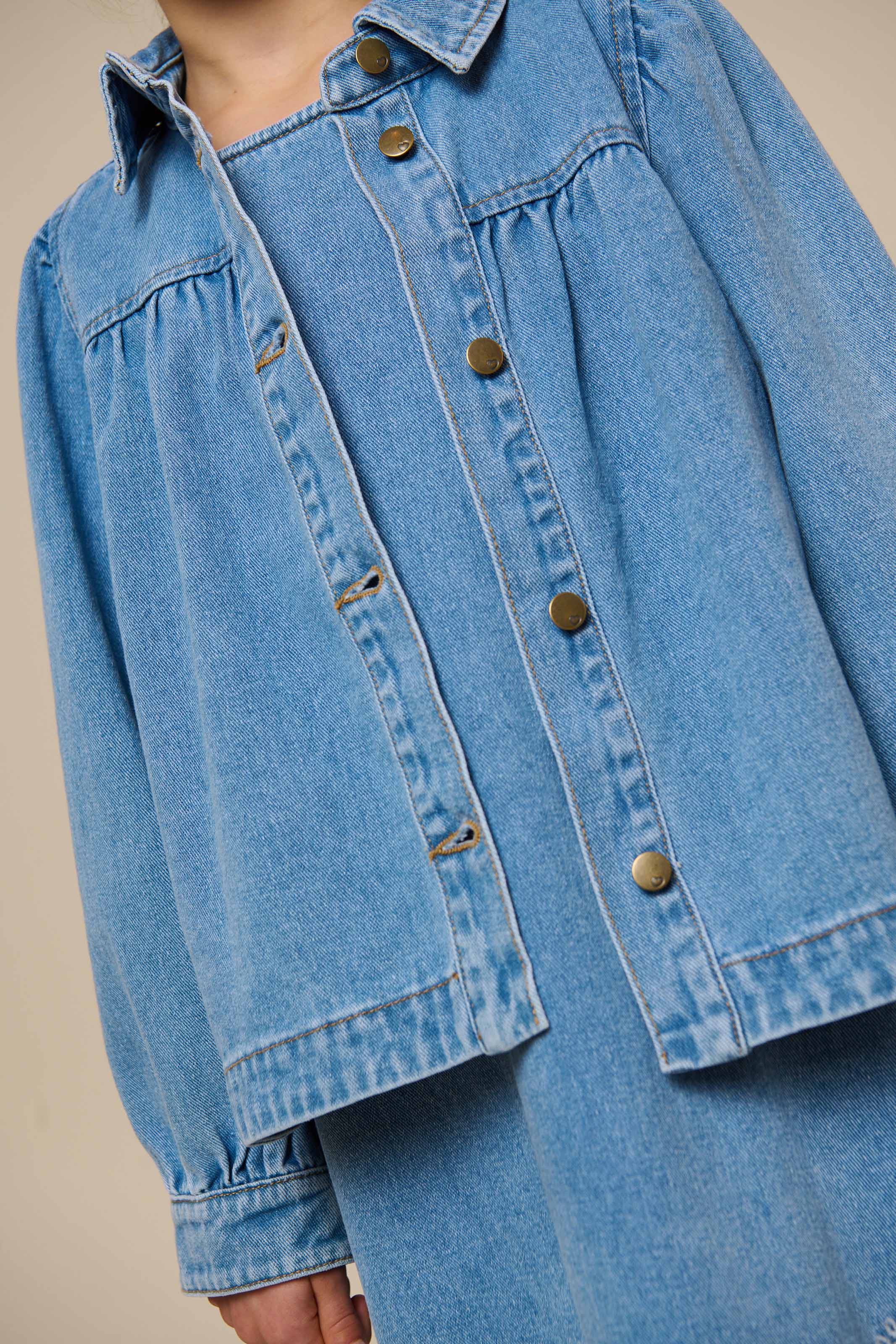 Denim Jacket - Tween - Light Blue Denim | 101015 Vera