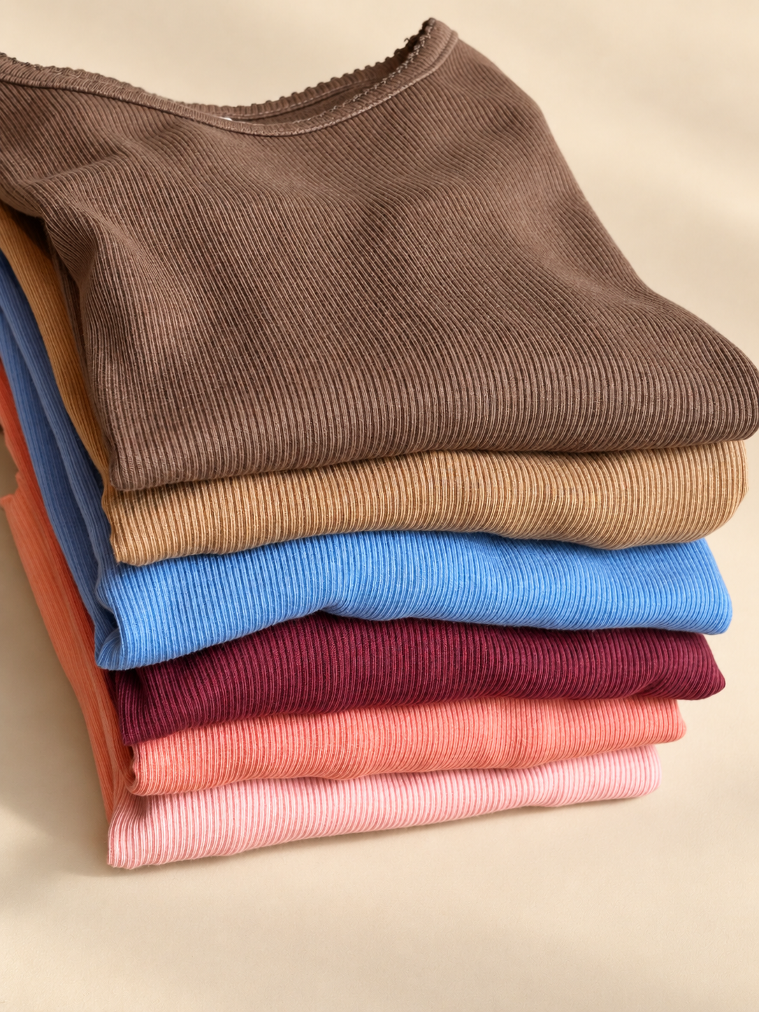 Ribbed Modal-Blend Long-Sleeve T-Shirt - Kids - Bordeaux | 101561 Lottie