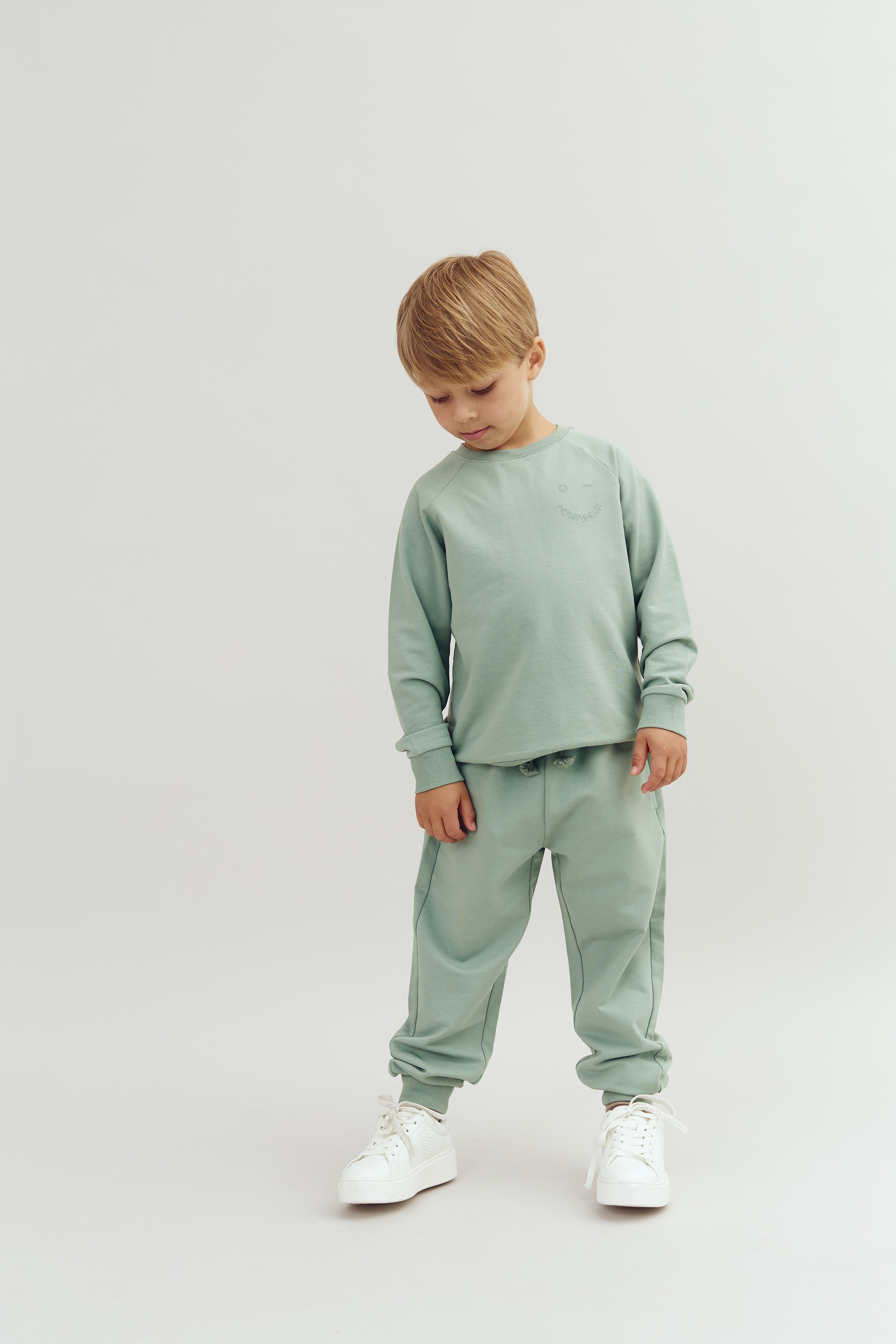 Rib Cuff Sweatpants - Green | 100210 Ryan