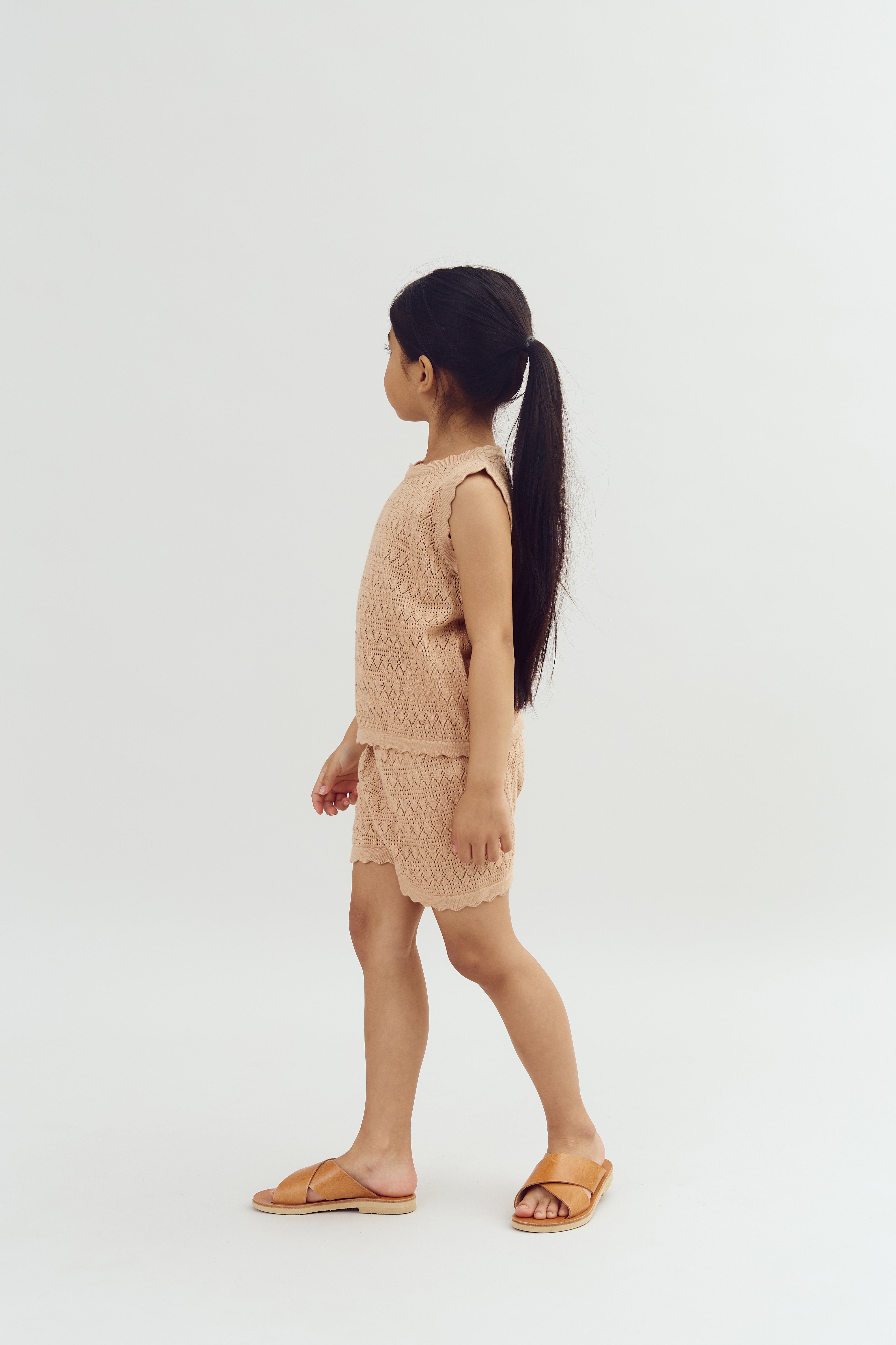 Knit Shorts and Top - Rose | 100287 Vivi
