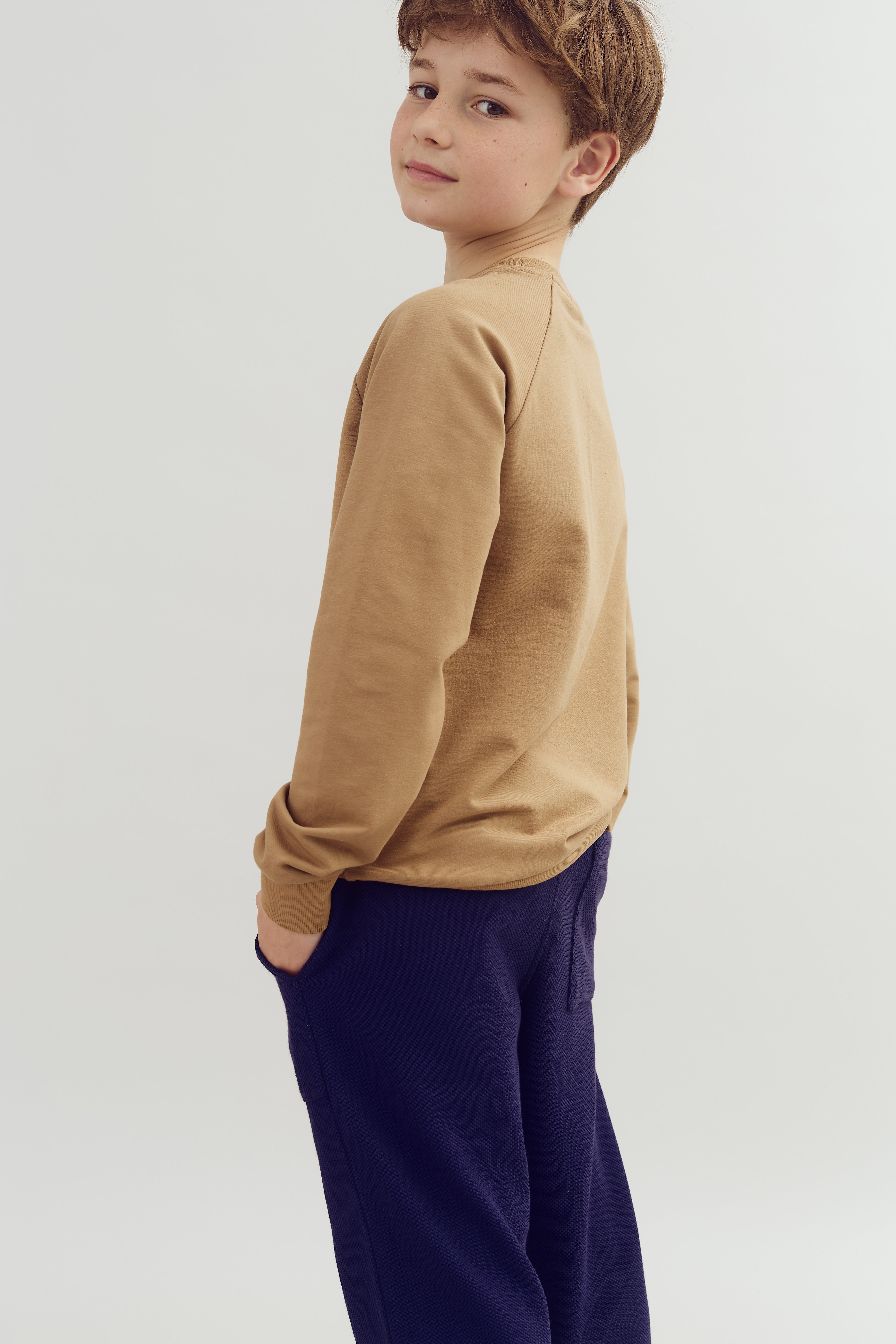Crewneck Sweatshirt - Tween - Beige | 100364 Ryan