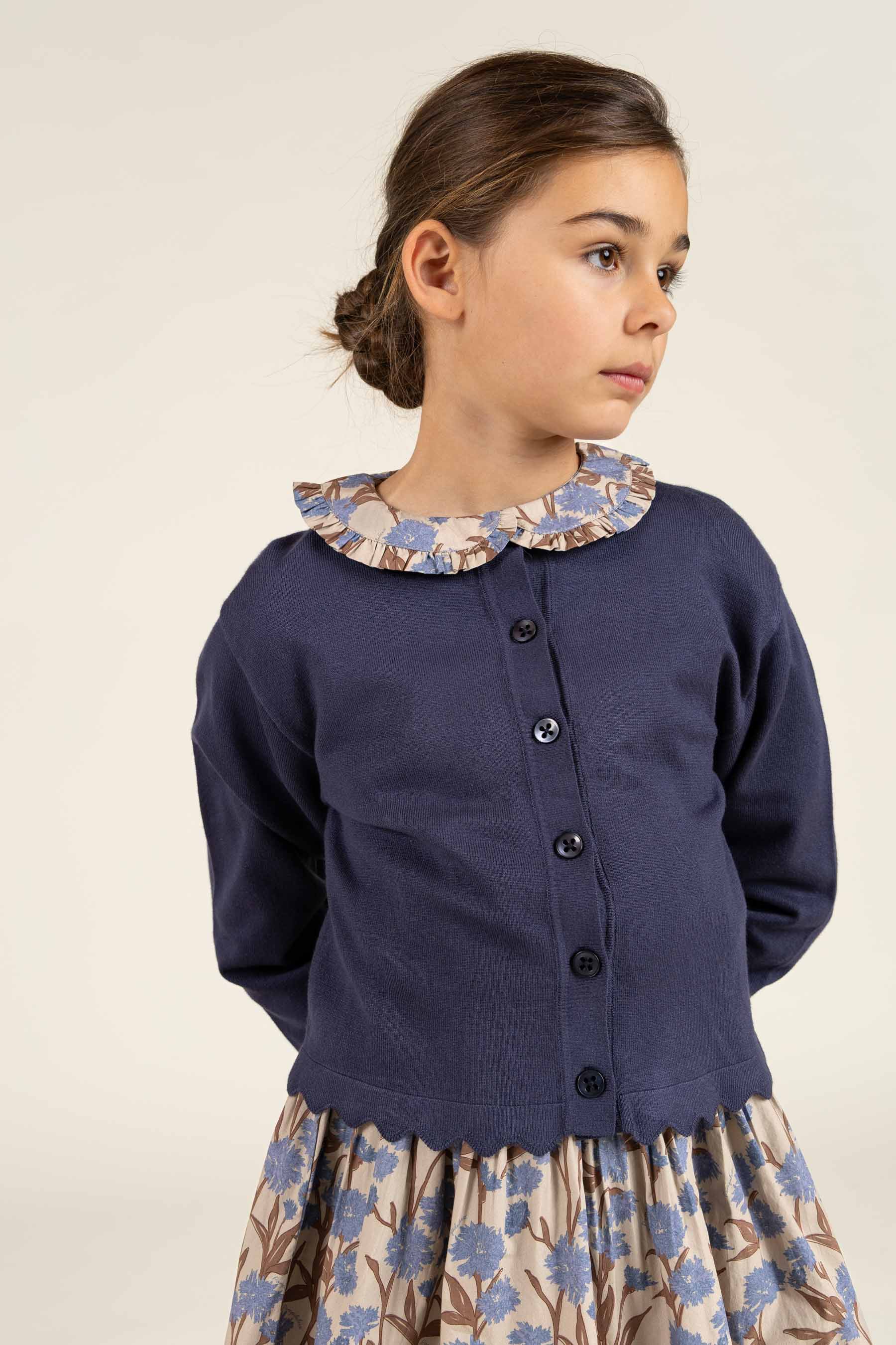 Cardigan - Tween - Navy | 100825 Nicole