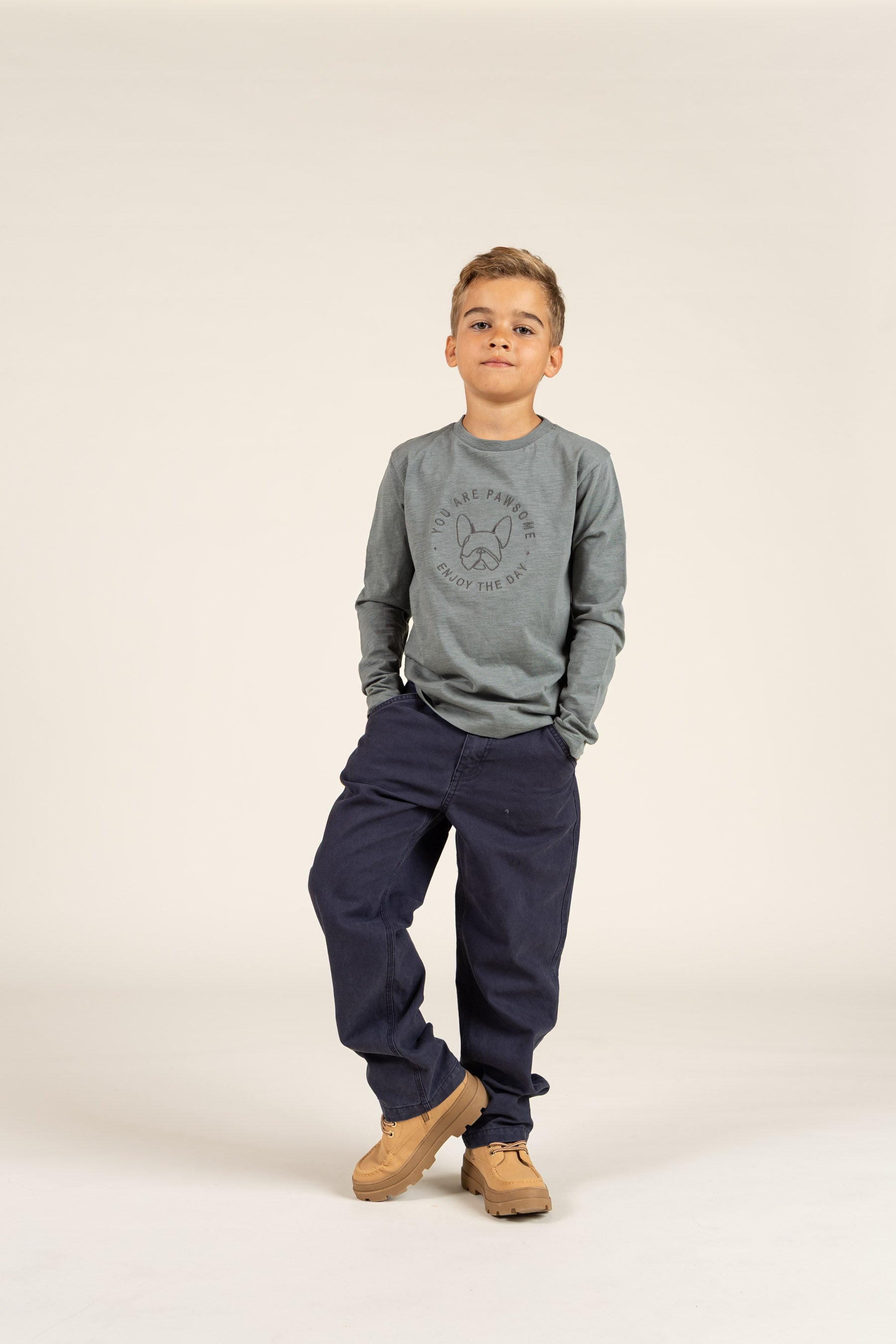 Canvas Trousers - Tween - Navy | 100337 Dereck