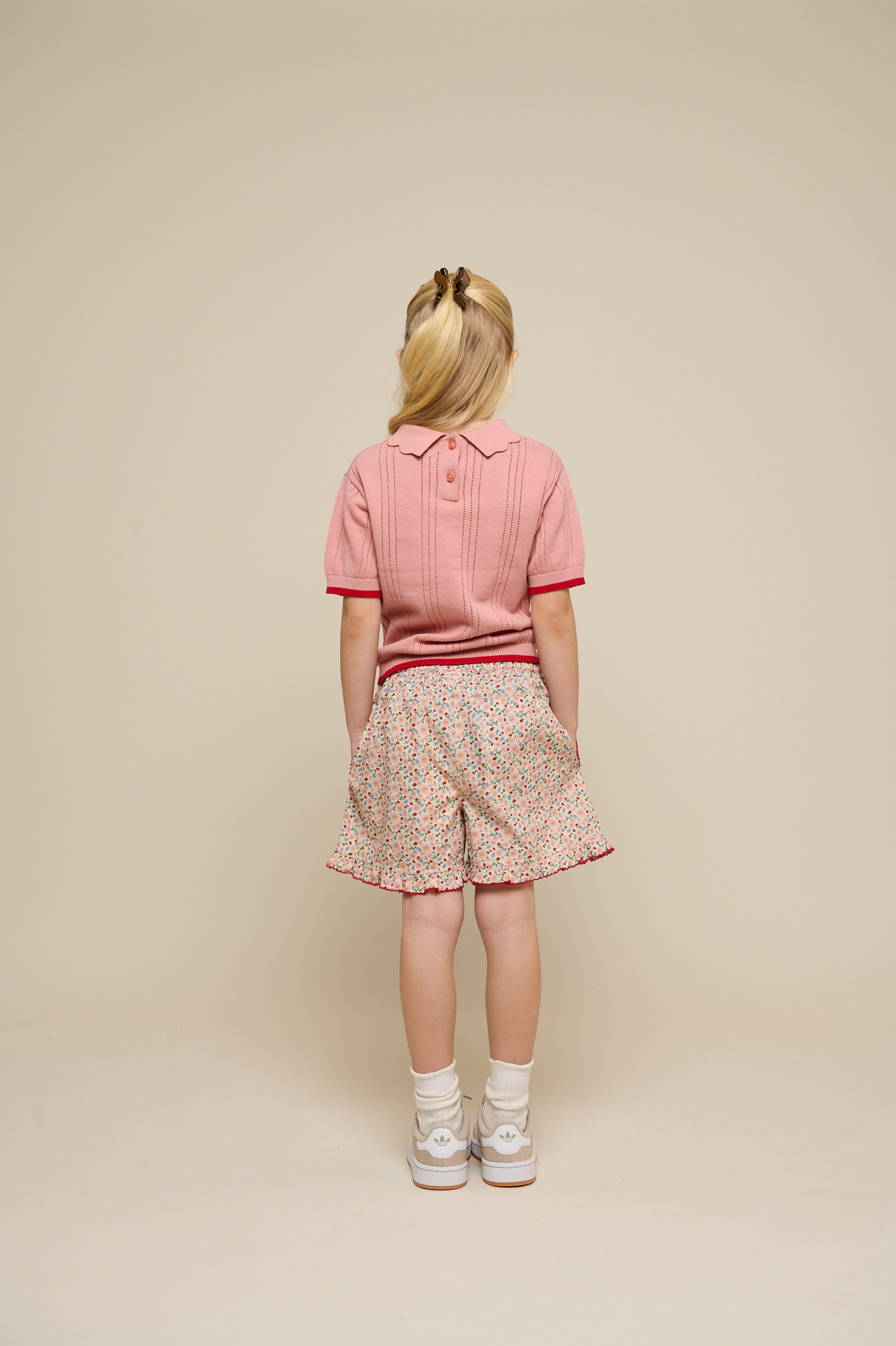 Rose knitted Polo - Tween - Rose | 101242 Helena