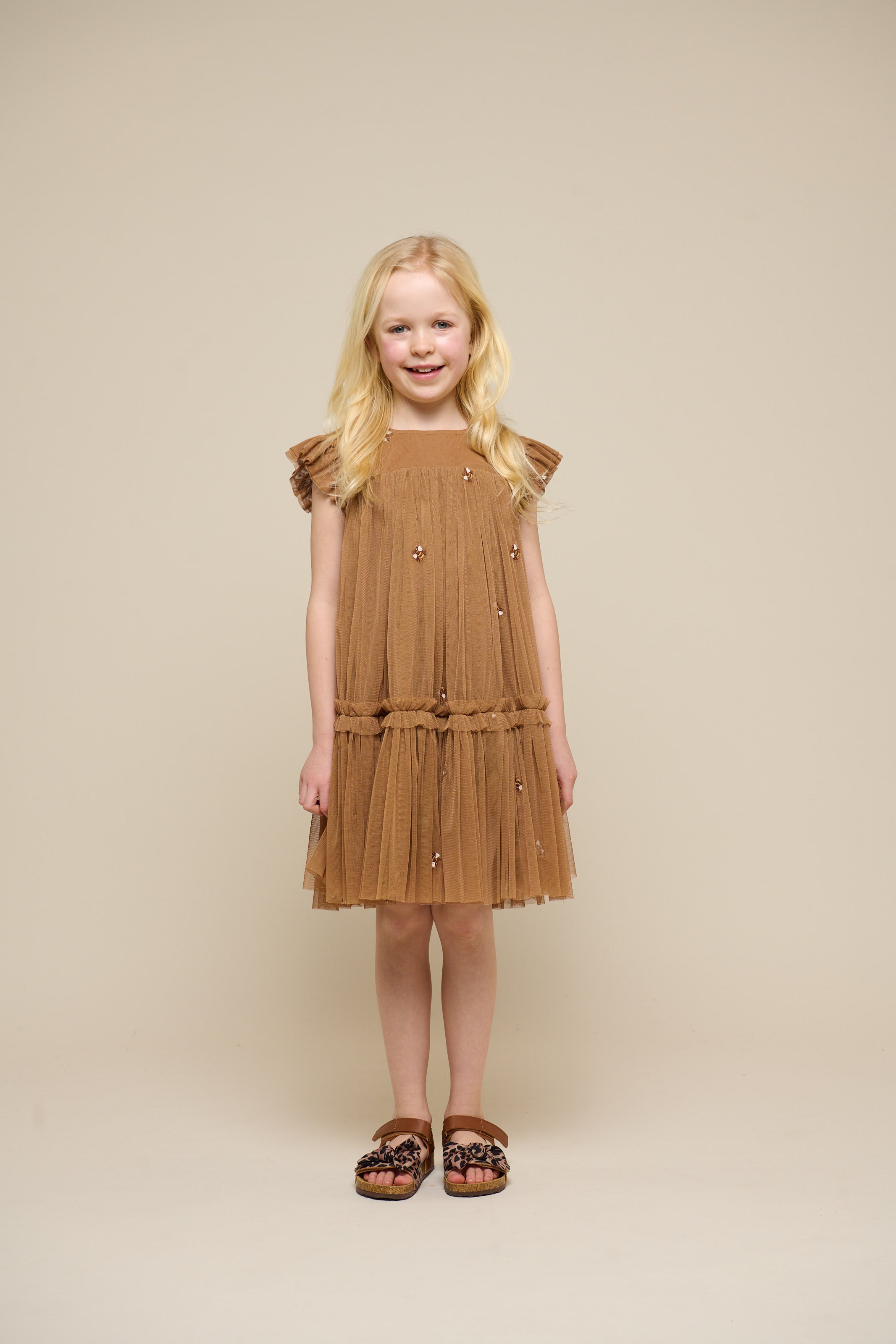 Honeybee Tulle Dress - Tween - Coconut | 100965 Daisy