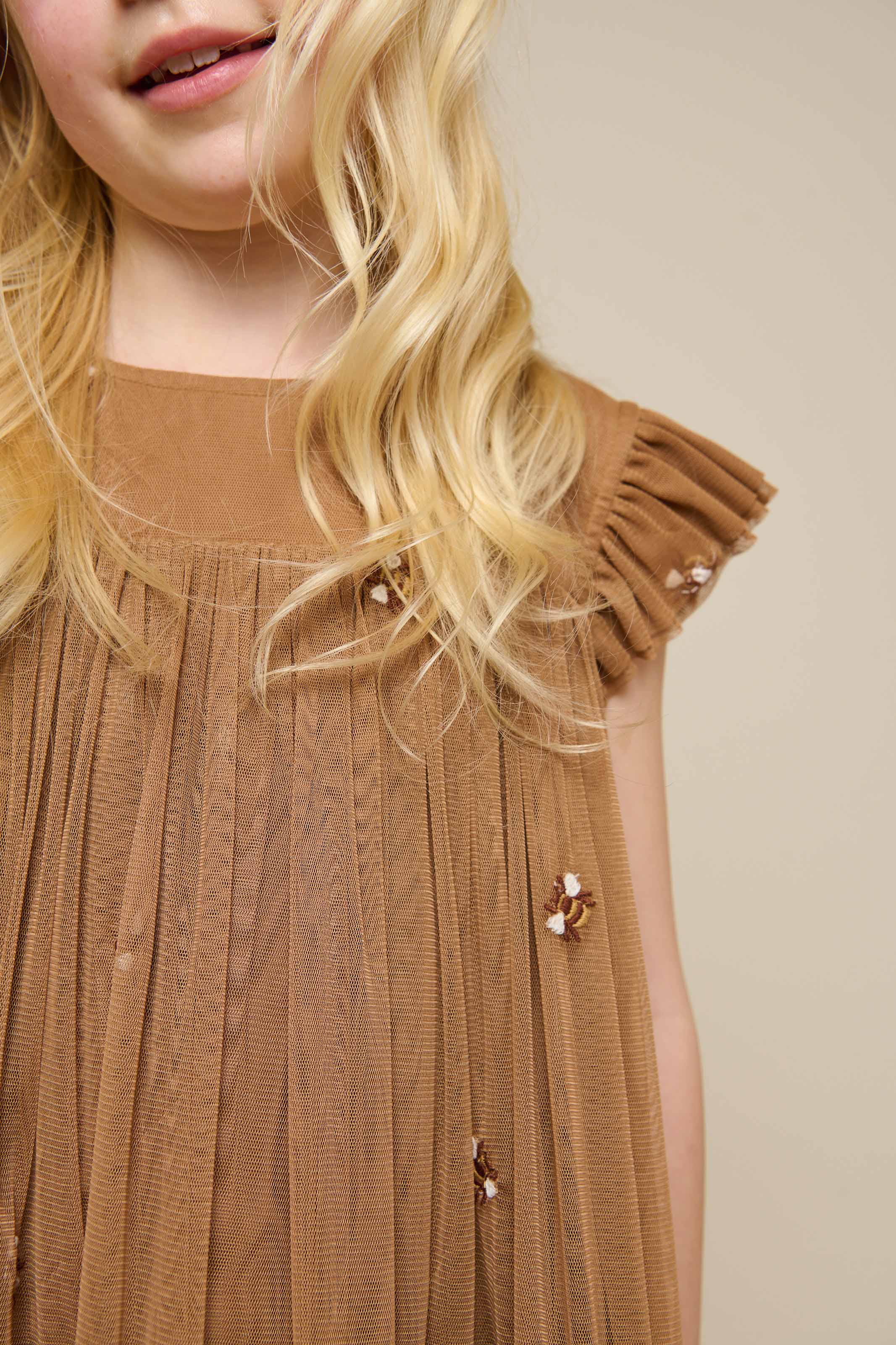 Honeybee Tulle Dress - Tween - Coconut | 100965 Daisy