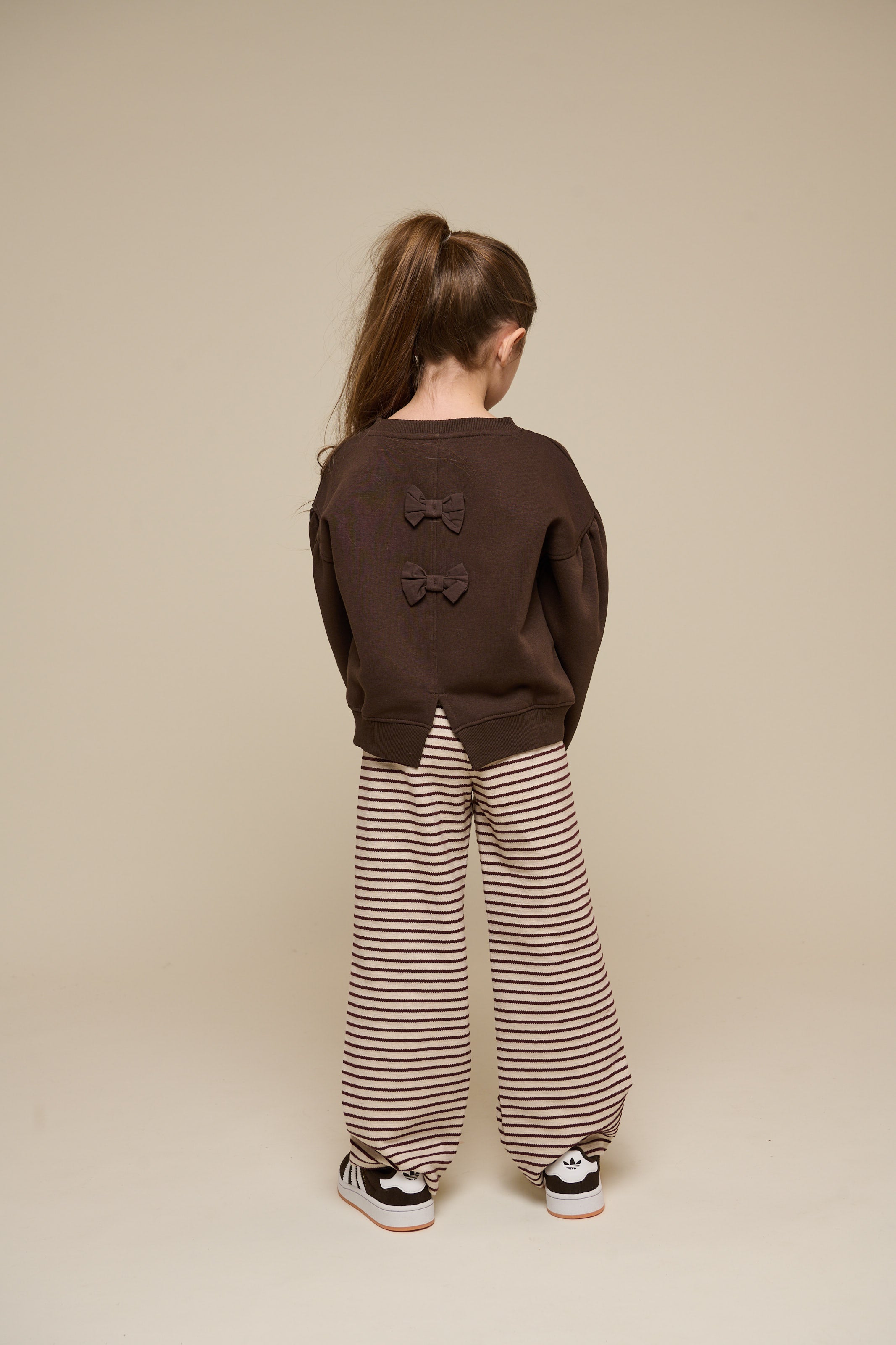 Bow Detail Sweatshirt - Tween - Chocolate | 100815 Ruth