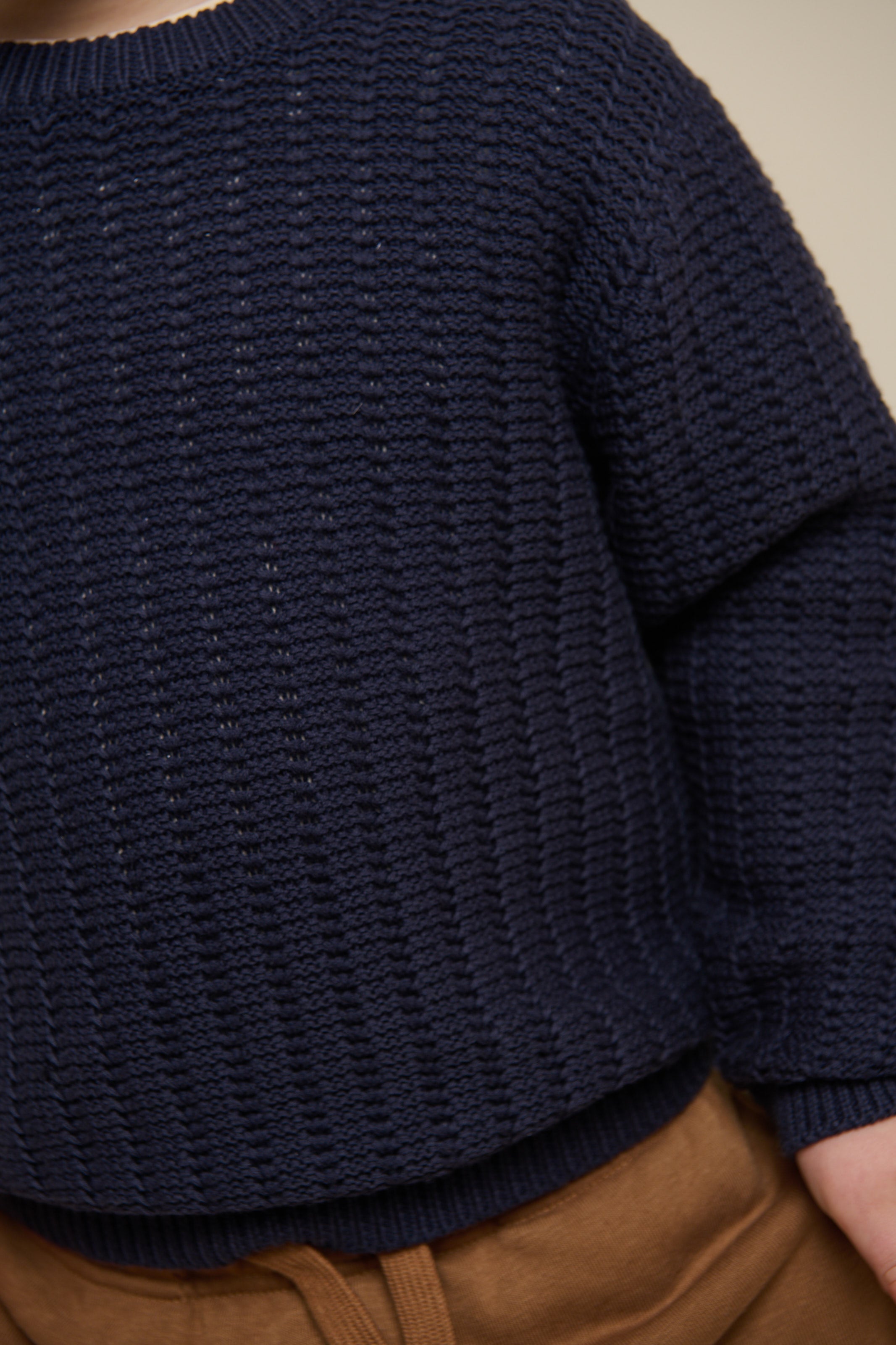 Knit Solid - Kids - Navy | 101281 Brady