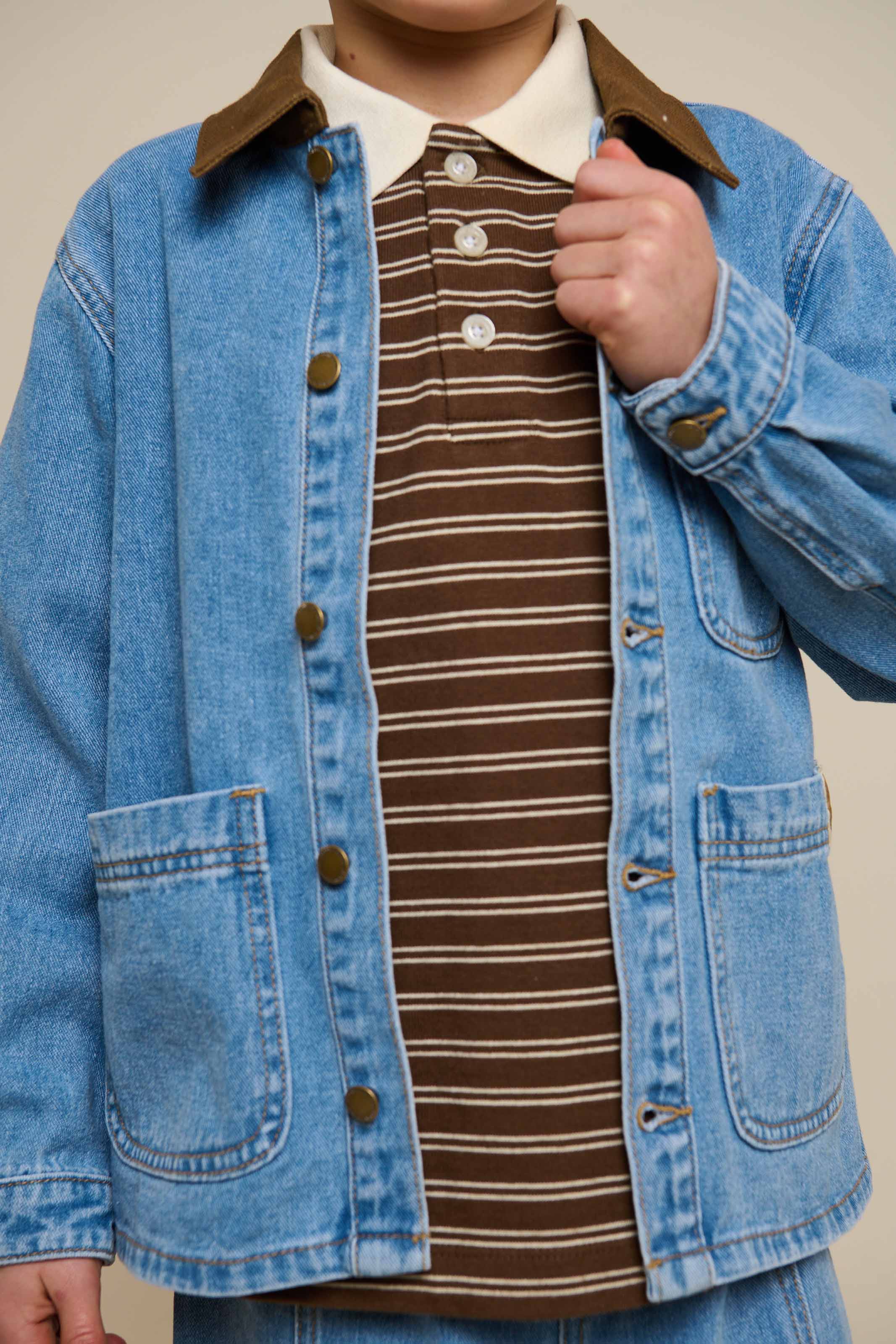 Denim Jacket - Tween - Light Blue Denim | 101023 Gavin