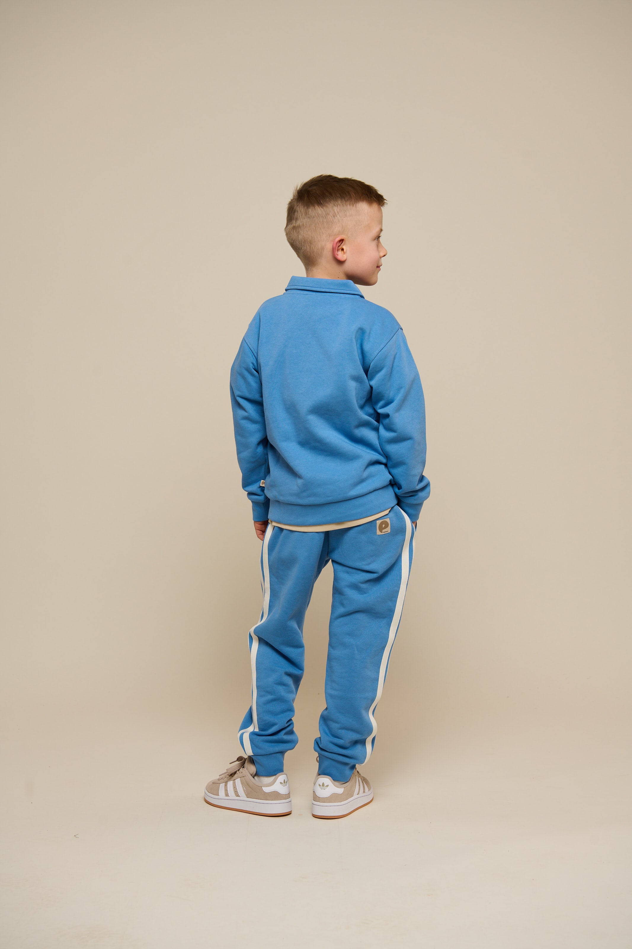 Polo Sweatshirt - Tween - Dusty Blue | 101254 Carter