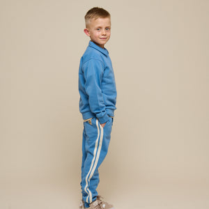 Sweat Pants with Tape - Tween - Dusty Blue | 101258 Carter