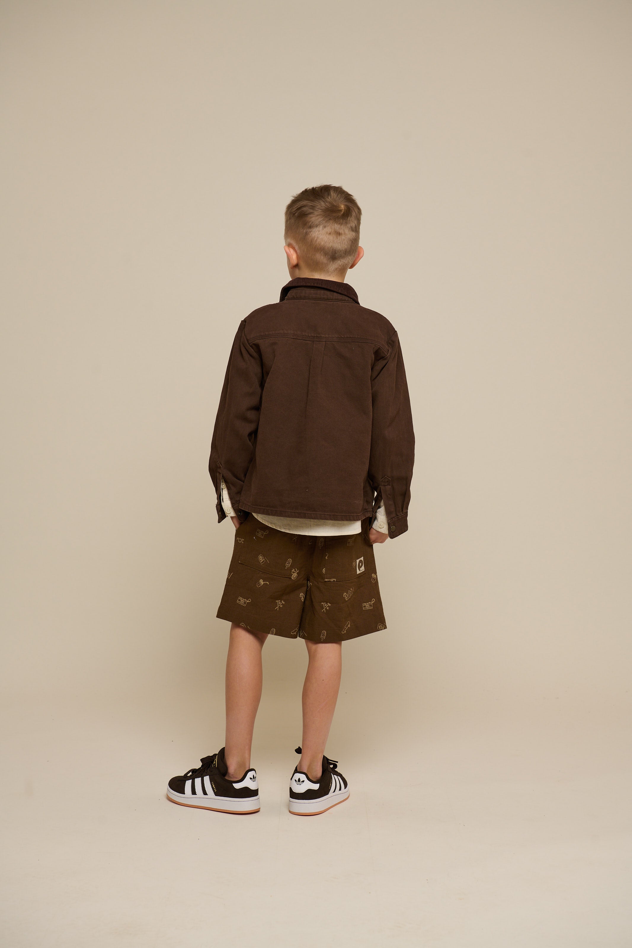 Twill Overshirt - Tween - Chocolate | 100611 Carter
